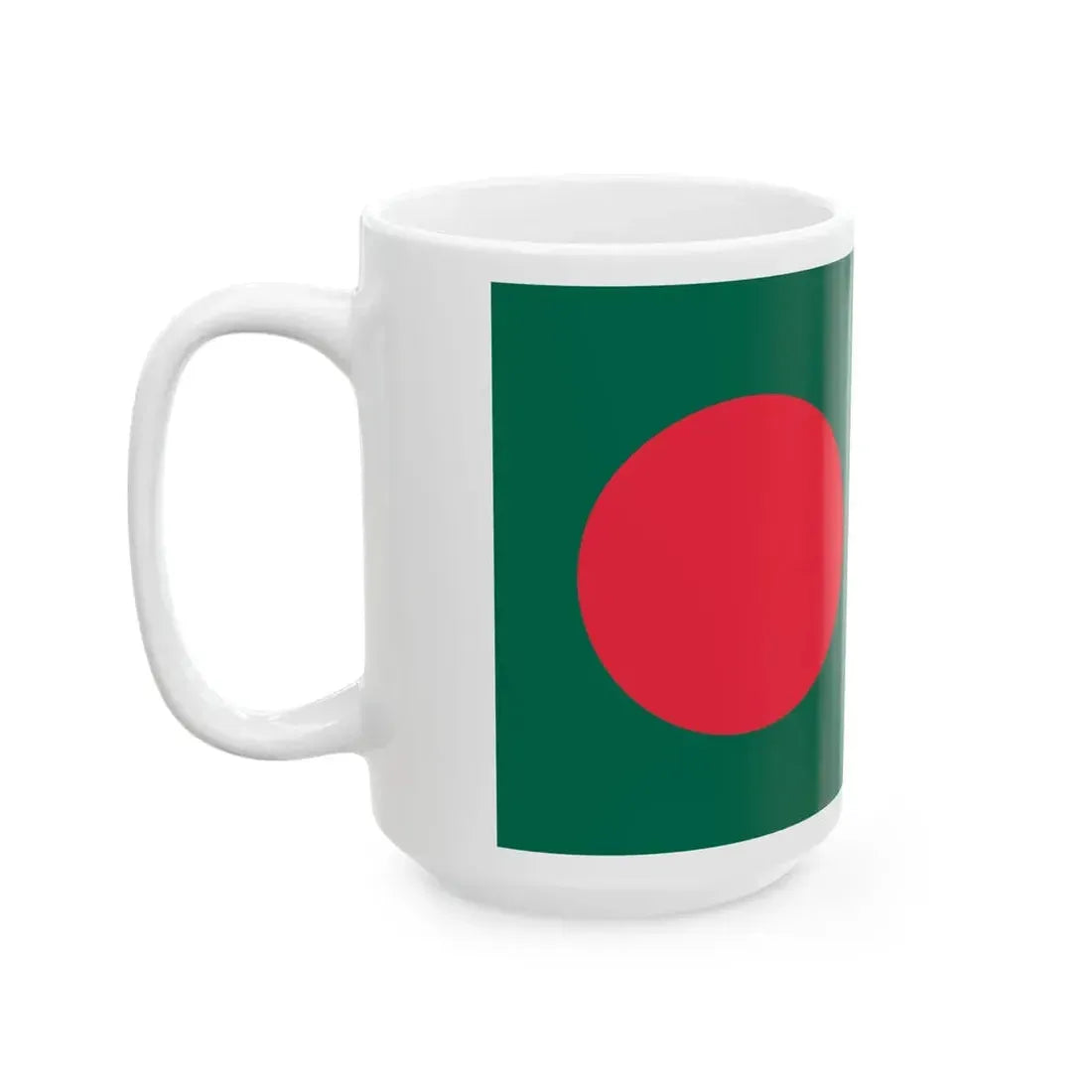 Flags of Bangladesh and South Korea 16-9 (Bangladesh) White Coffee Mug - Go Mug Yourself