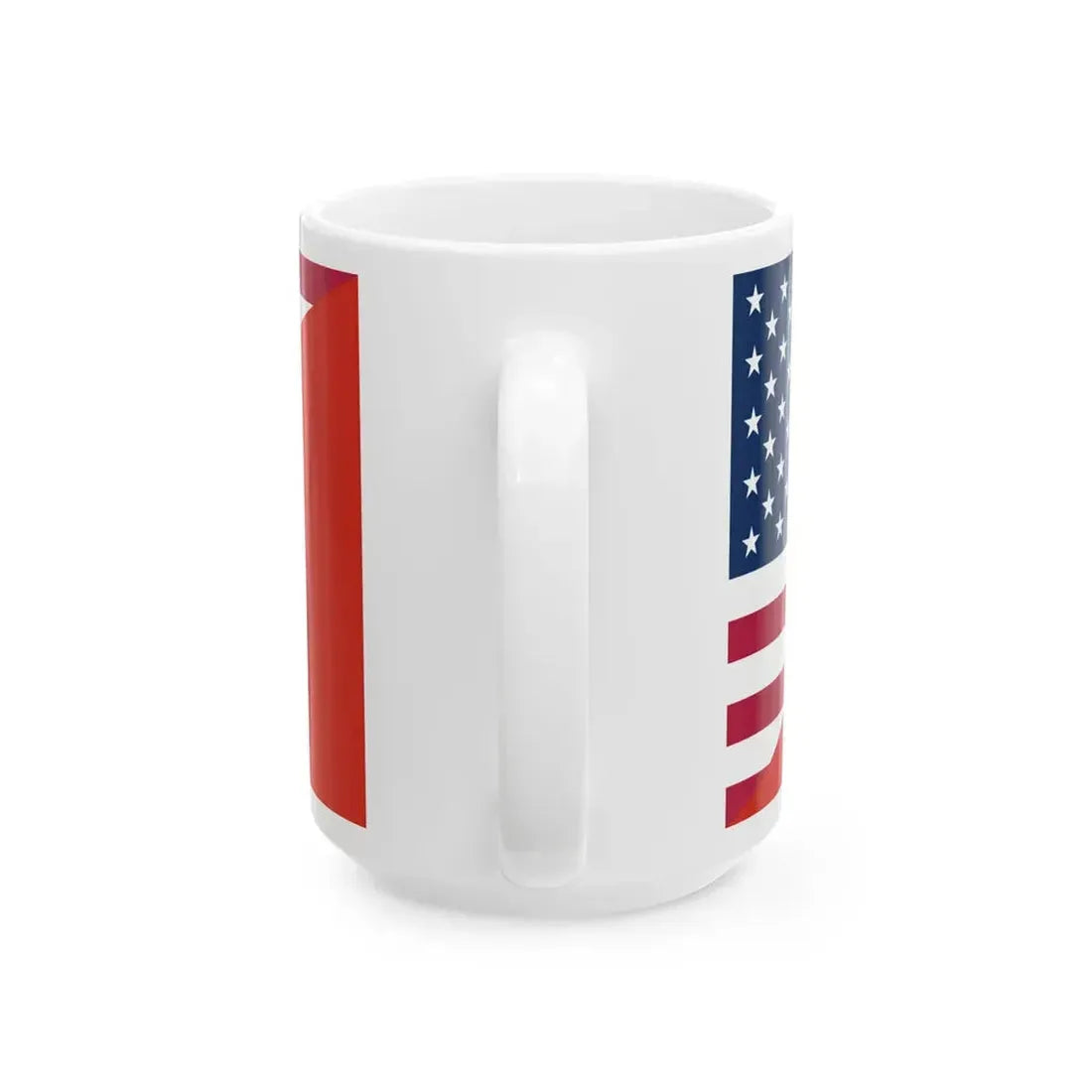 Flags of Canada and the United States (Canada) White Coffee Mug - Go Mug Yourself