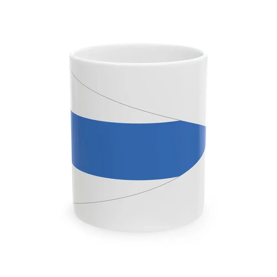 Flags of Estonia - Senior Officer Afloat (Estonia) White Coffee Mug 11oz - Go Mug Yourself
