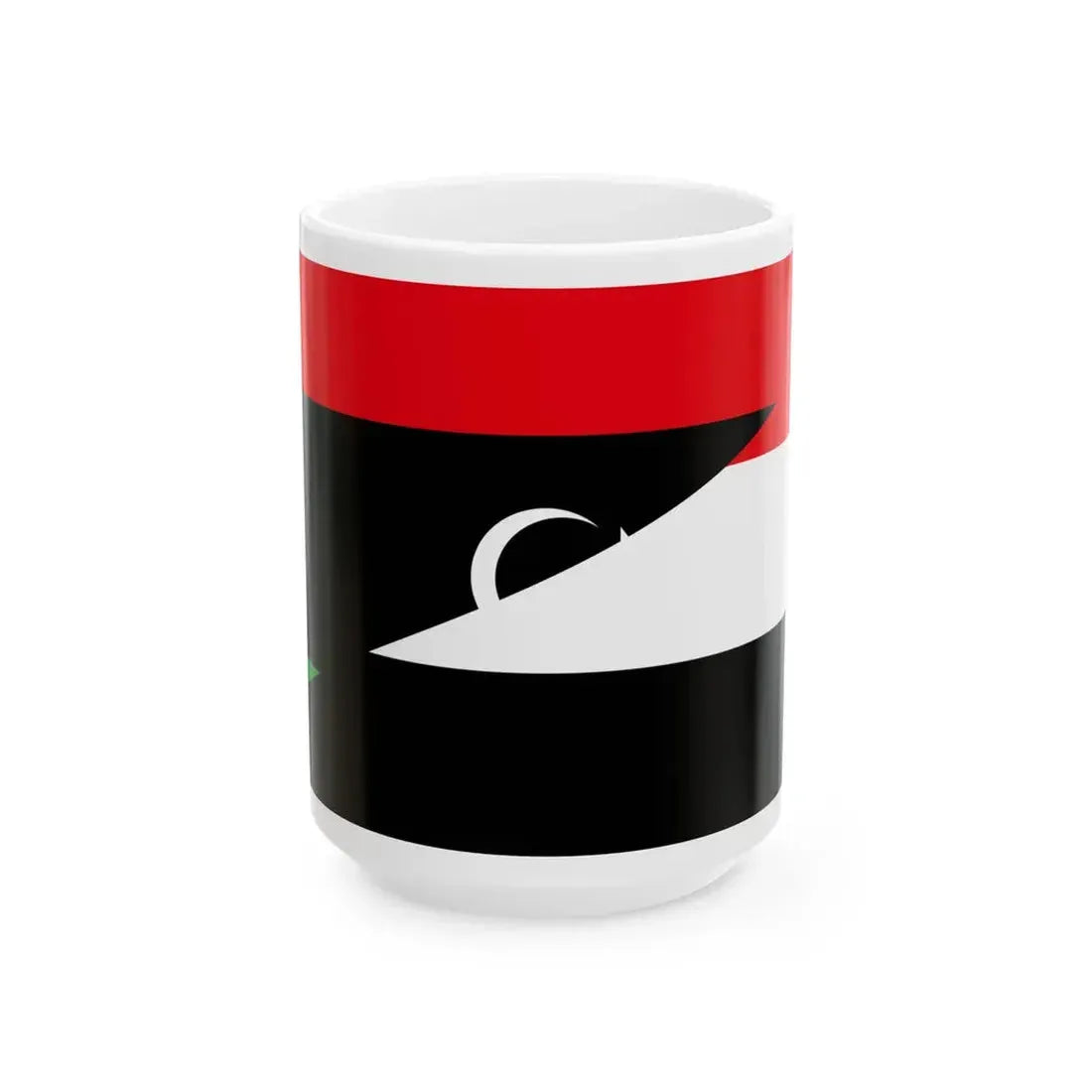 Flags of Libya 1969 (Libya) White Coffee Mug 15oz - Go Mug Yourself
