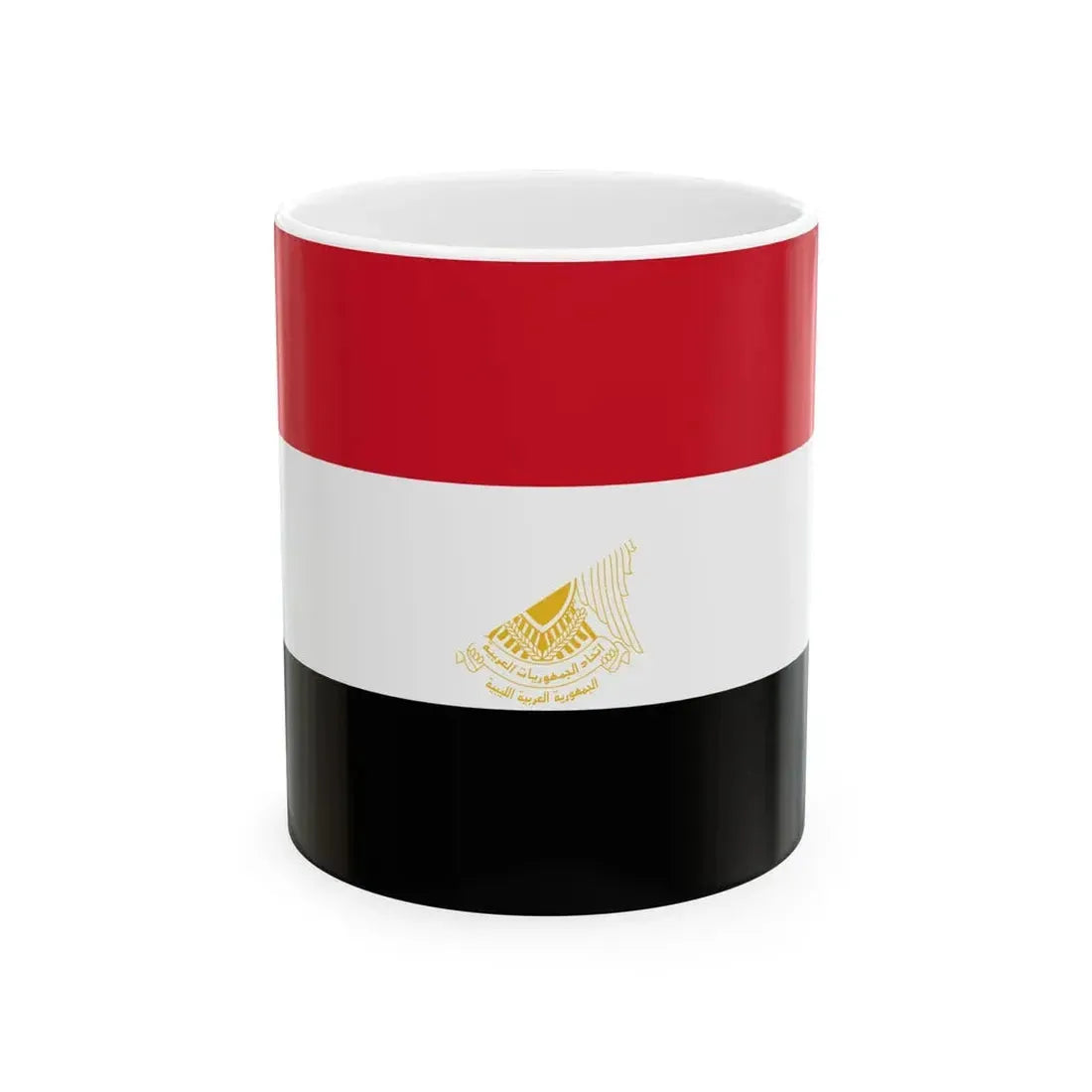 Flags of Libya 1972 (Libya) White Coffee Mug 11oz - Go Mug Yourself