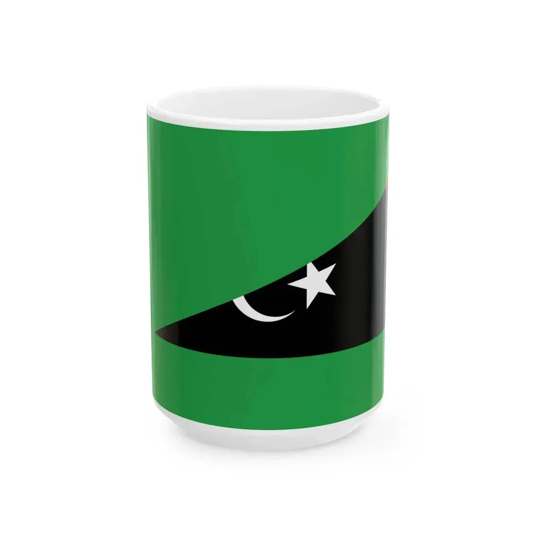 Flags of Libya 2011 (Libya) White Coffee Mug 15oz - Go Mug Yourself