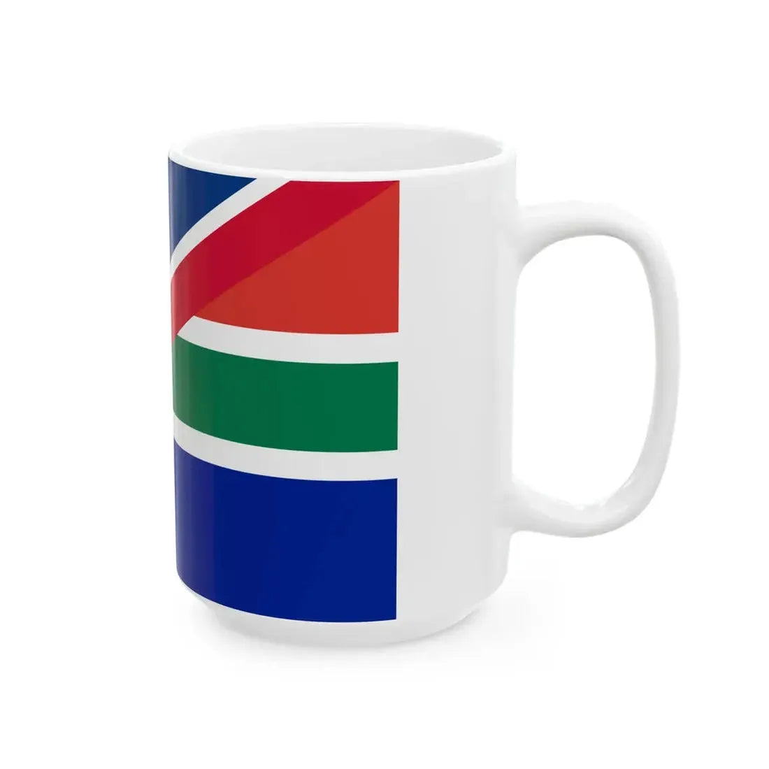 Flags of Namibia and South Africa (Namibia) White Coffee Mug - Go Mug Yourself