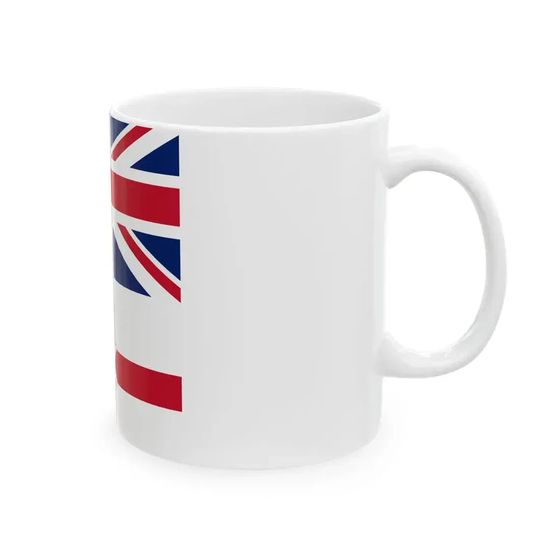 Flags of the United Kingdom and Northern Ireland 1953-1972 (Ireland) White Coffee Mug - Go Mug Yourself
