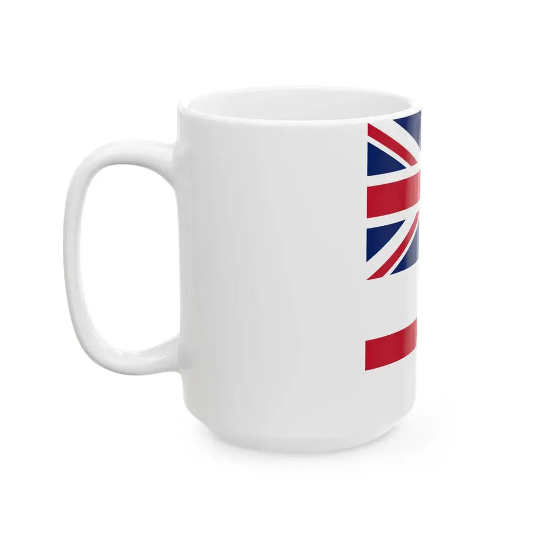 Flags of the United Kingdom and Northern Ireland 1953-1972 (Ireland) White Coffee Mug - Go Mug Yourself