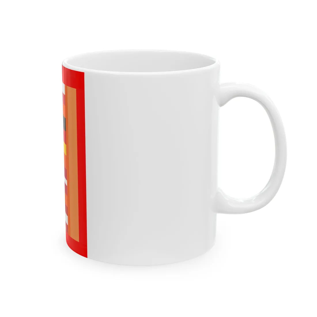 Flags POL DEU DAN AUS (Austria) White Coffee Mug - Go Mug Yourself