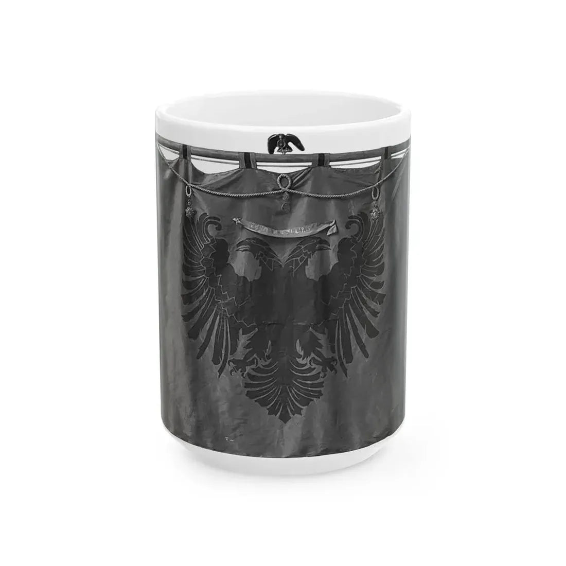 Flamuri i Liris 1911 (Albania) White Coffee Mug 15oz - Go Mug Yourself