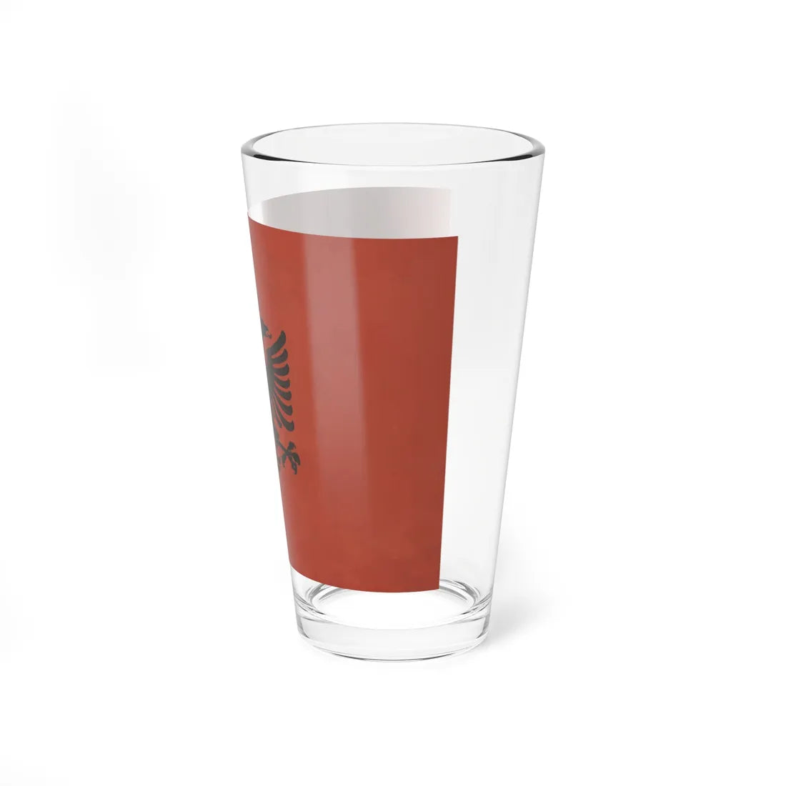 Flamuri i Mbretnisë Shqiptare (Albania) Pint Glass 16oz - Go Mug Yourself