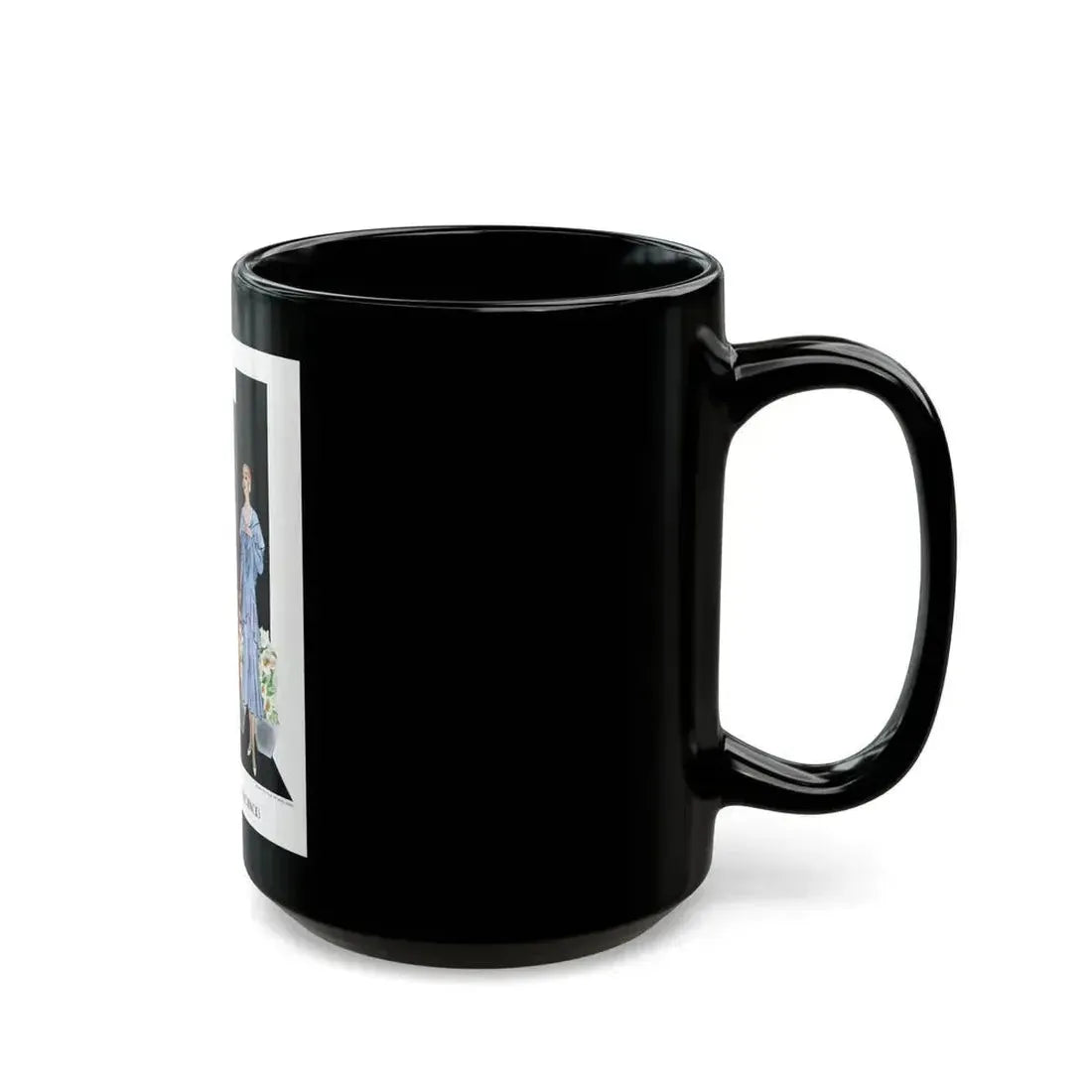 Flattering Capes And Flounces, McCall's, April 1930 - Black Coffee Mug - Go Mug Yourself