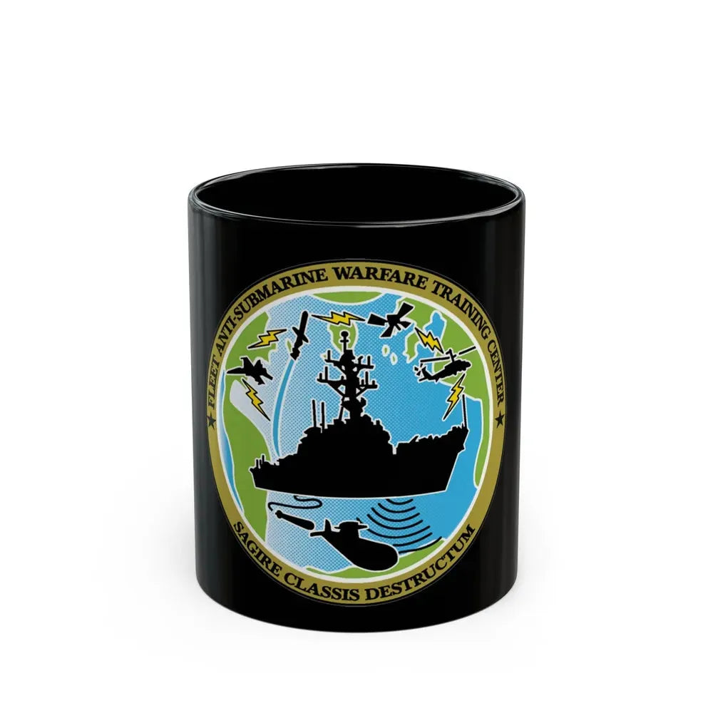 Fleet Anti Submarine Warfare Training Center (U.S. Navy) Black Coffee Mug 11oz - Go Mug Yourself