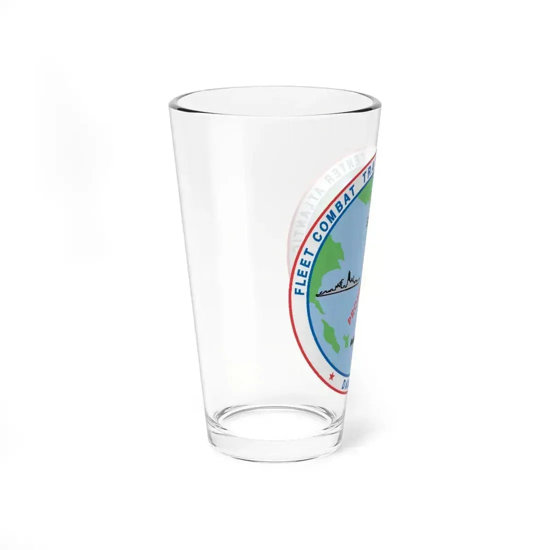 Fleet Combat Trng Ctr Atlantic Dam Neck (U.S. Navy) Pint Glass 16oz - Go Mug Yourself