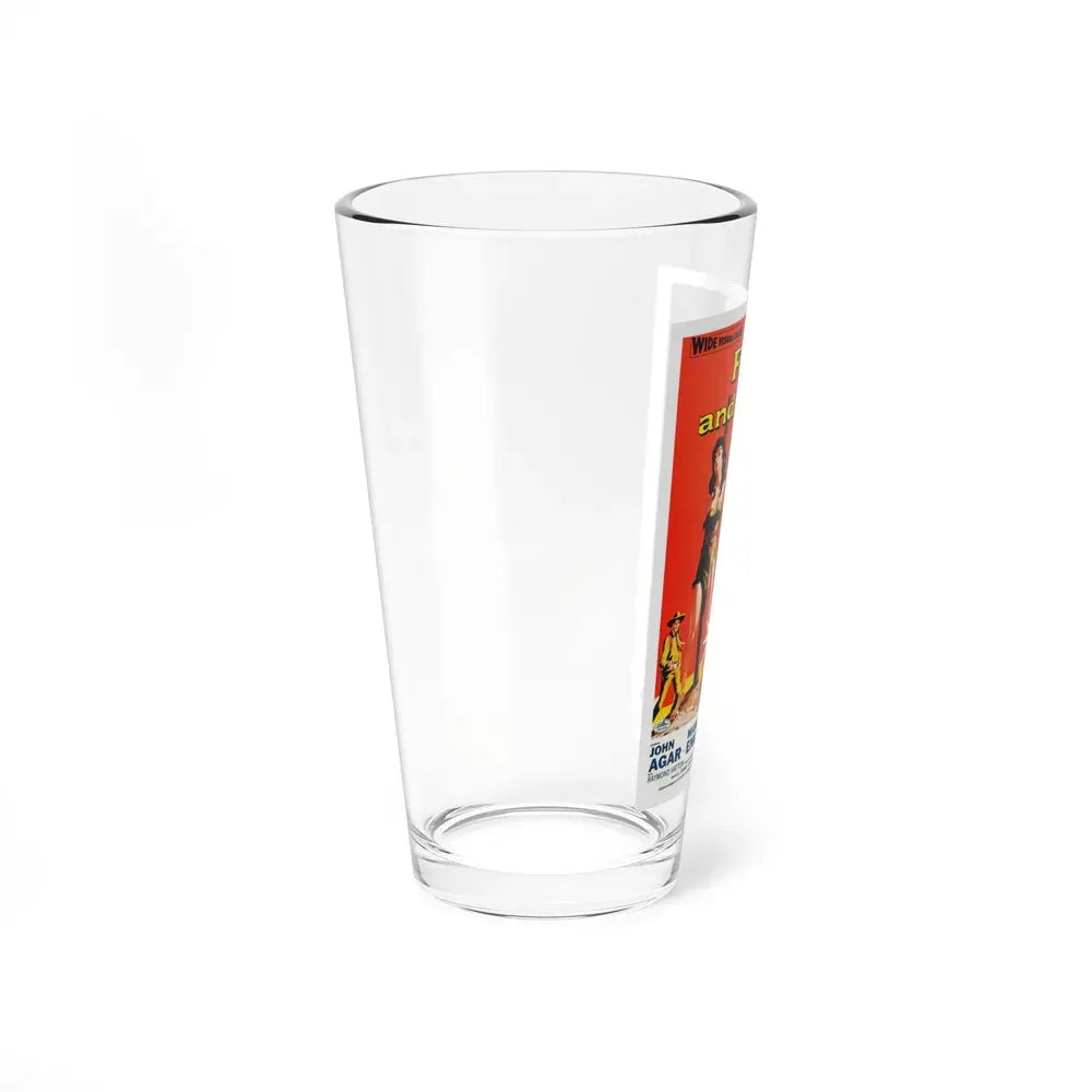 FLESH AND THE SPUR 1956 Movie Poster - Pint Glass 16oz - Go Mug Yourself