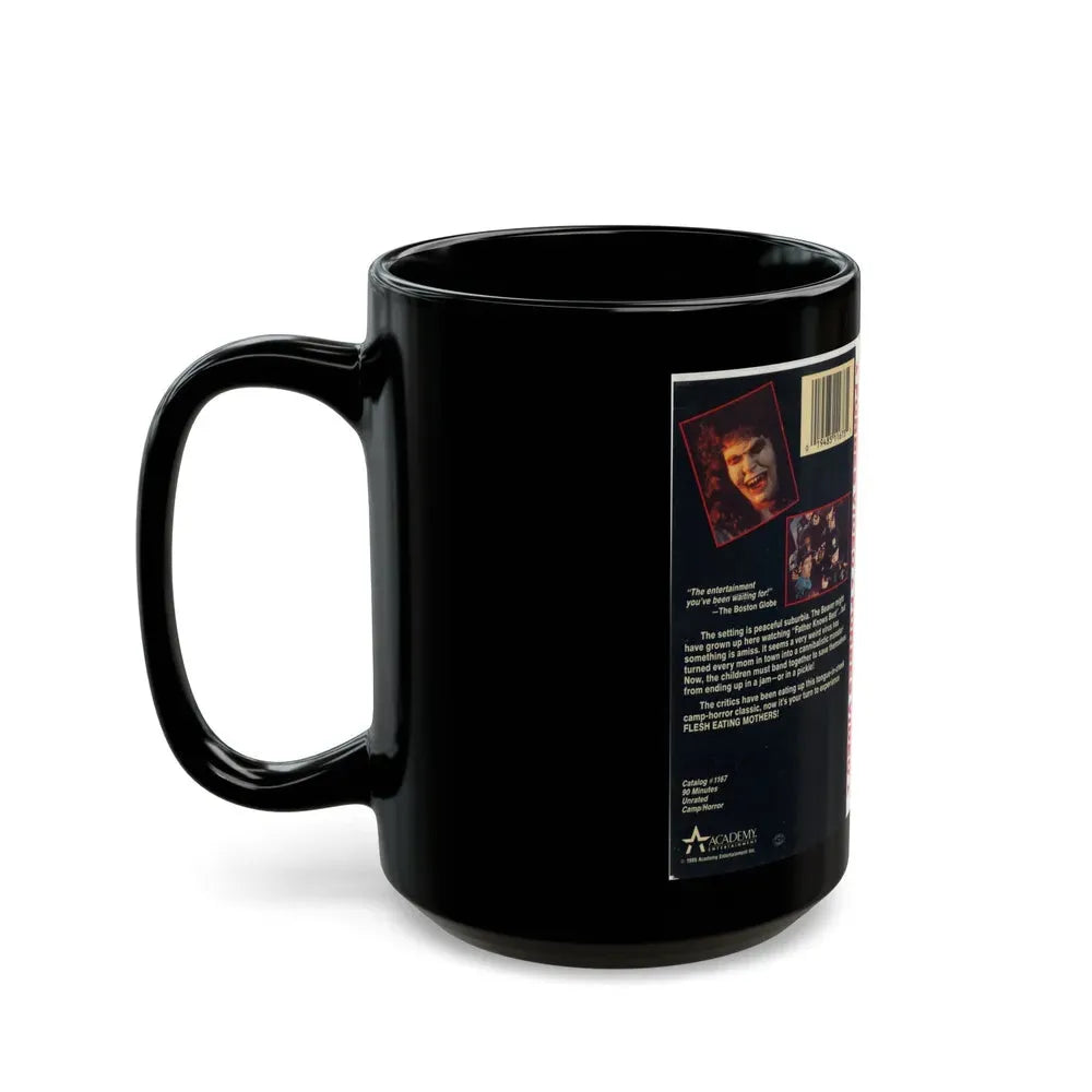 FLESH EATING MOTHERS (VHS COVER) - Black Coffee Mug - Go Mug Yourself