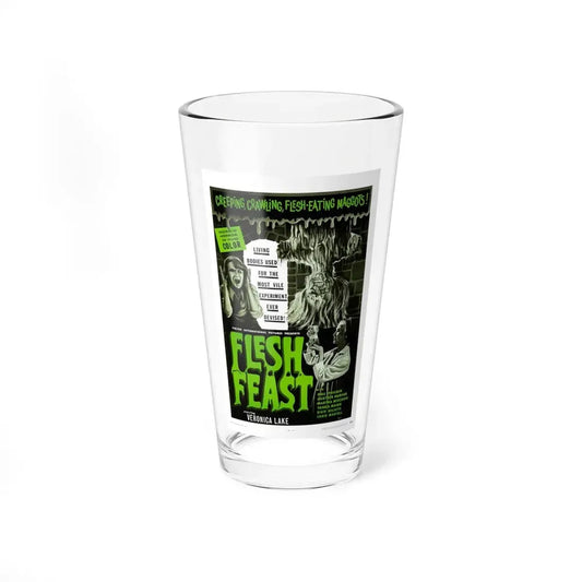 FLESH FEAST 1970 Movie Poster - Pint Glass 16oz 16oz - Go Mug Yourself