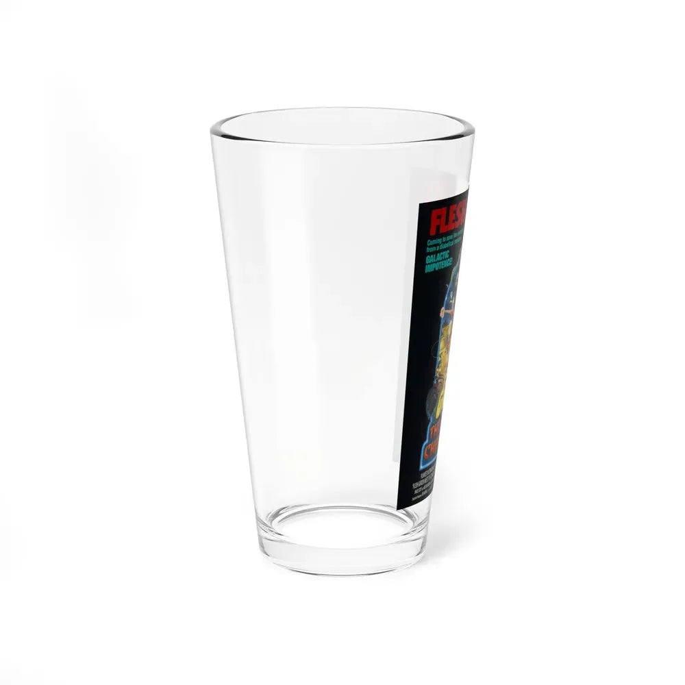 FLESH GORDON MEETS THE COSMIC CHEERLEADERS 1990 Movie Poster - Pint Glass 16oz - Go Mug Yourself