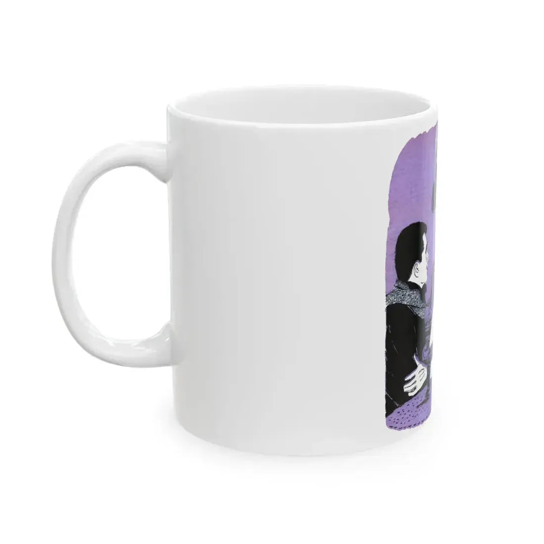 Flight To Beauty (2), Redbook, November, 1955 - White Coffee Mug - Go Mug Yourself