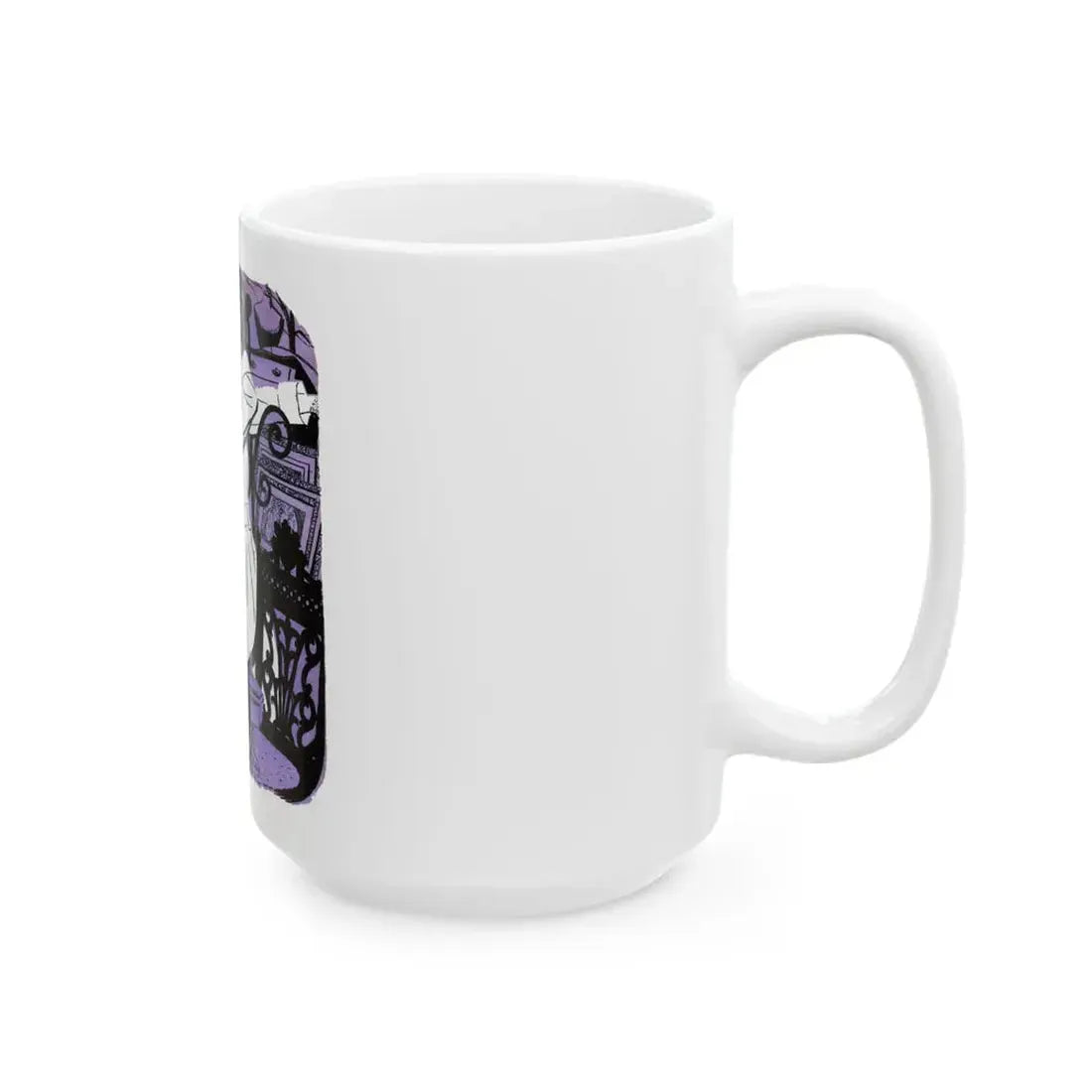 Flight To Beauty (2), Redbook, November, 1955 - White Coffee Mug - Go Mug Yourself