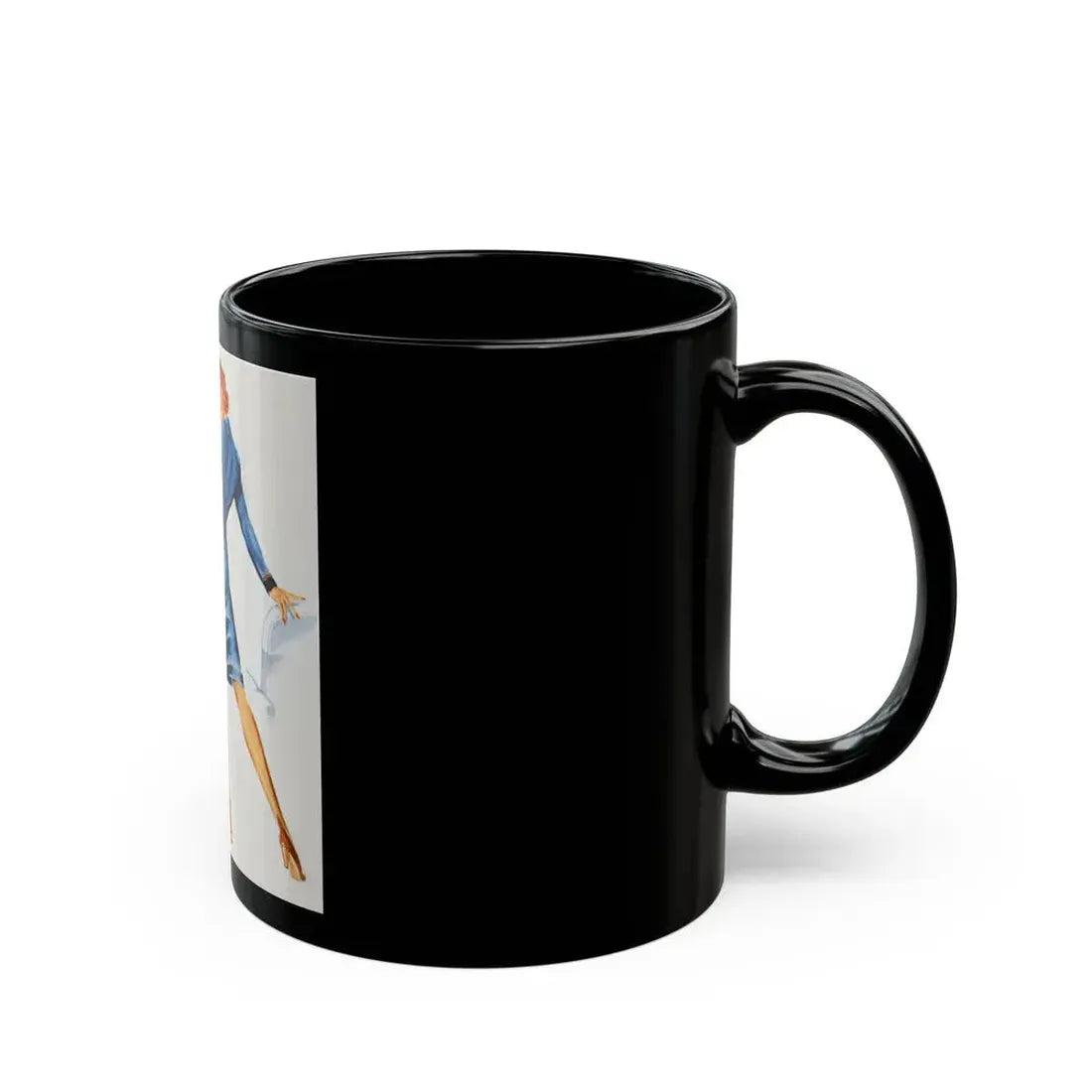 Flingding by Philip Wyle, 1943 - Black Coffee Mug - Go Mug Yourself