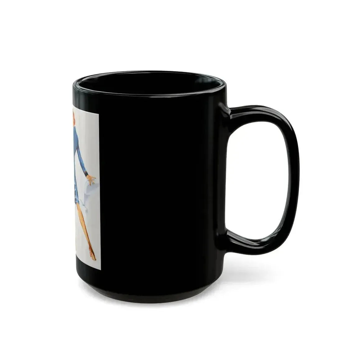 Flingding by Philip Wyle, 1943 - Black Coffee Mug - Go Mug Yourself