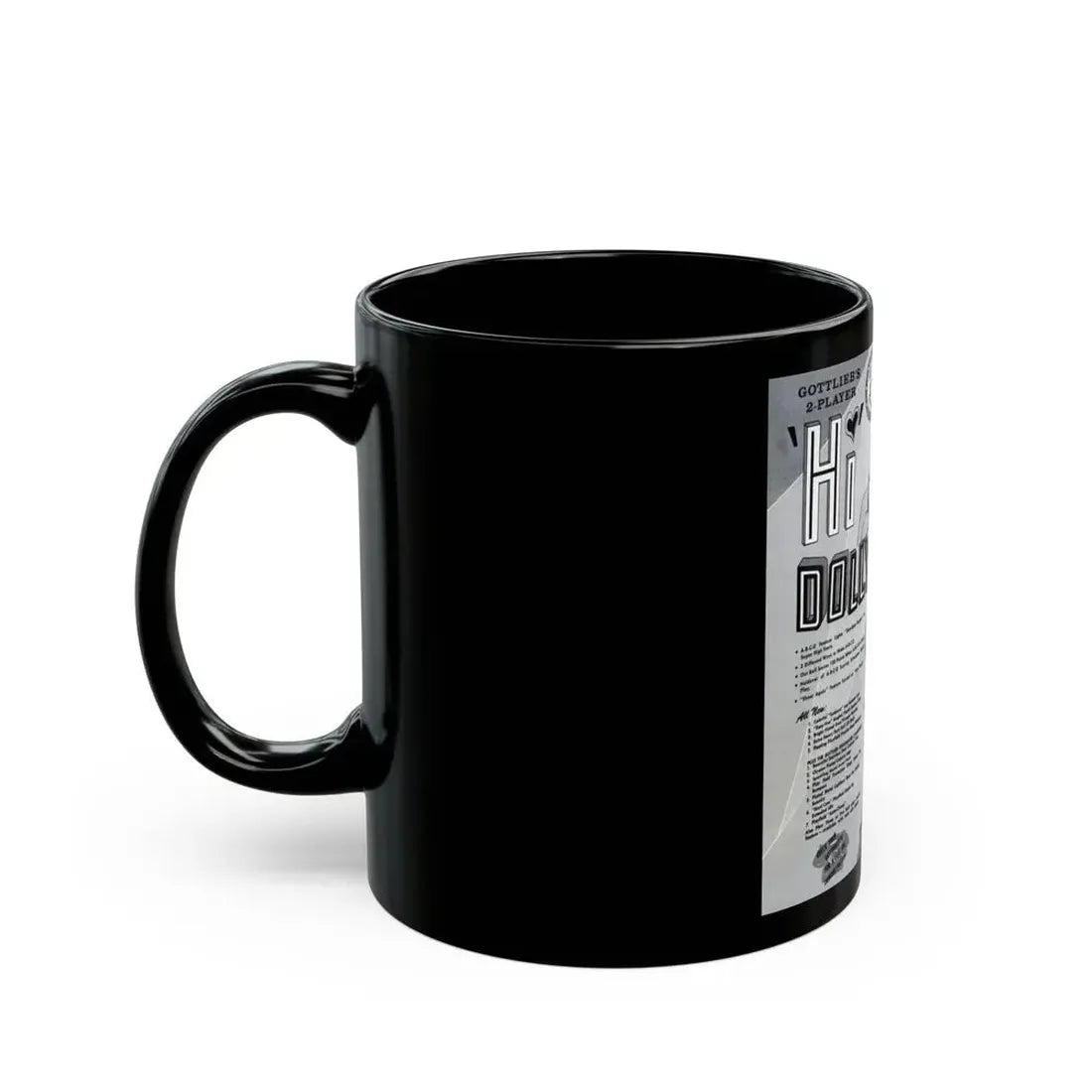 Flipper 1965 (Music Poster) Black Coffee Mug - Go Mug Yourself