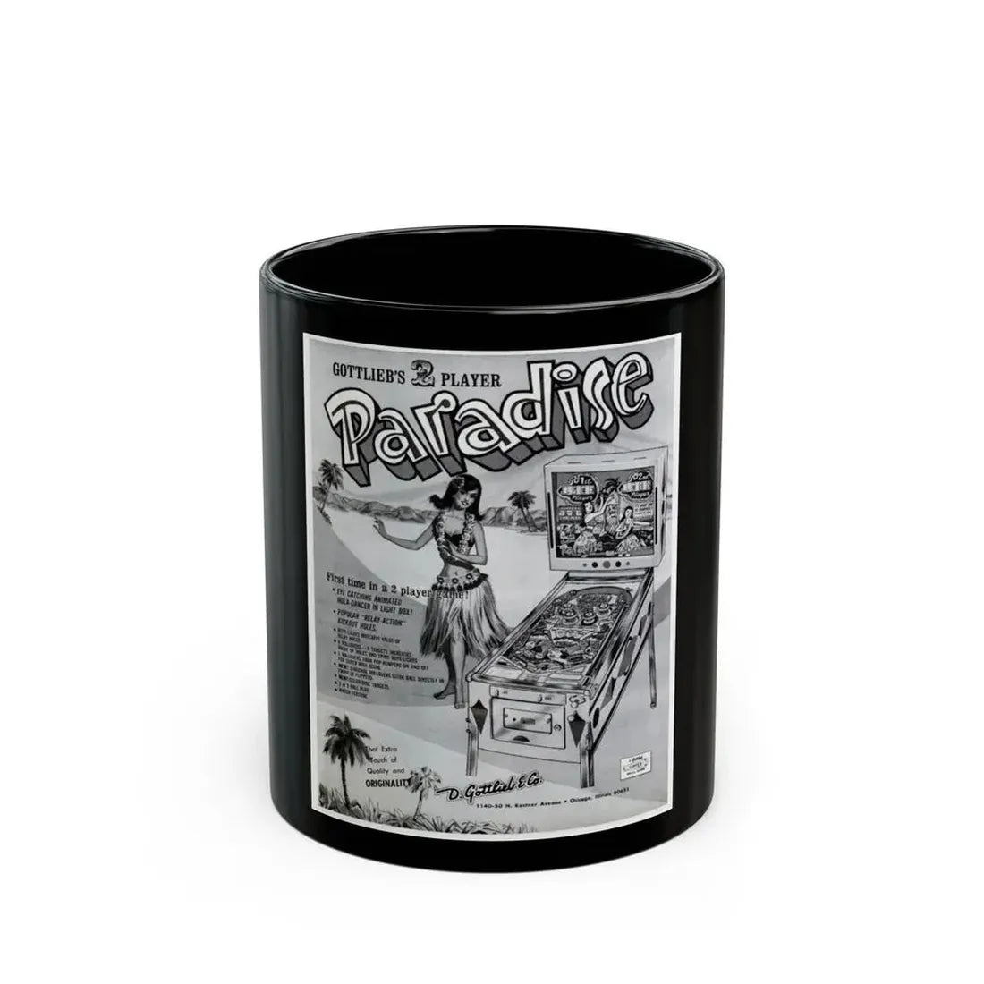 Flipper VII (Music Poster) Black Coffee Mug 11oz - Go Mug Yourself