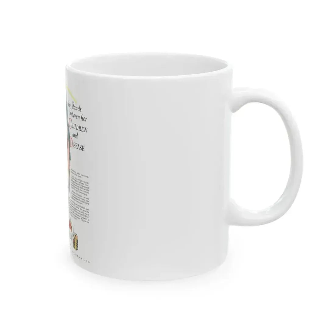 Flit ad, McCall's, July 1930 - White Coffee Mug - Go Mug Yourself