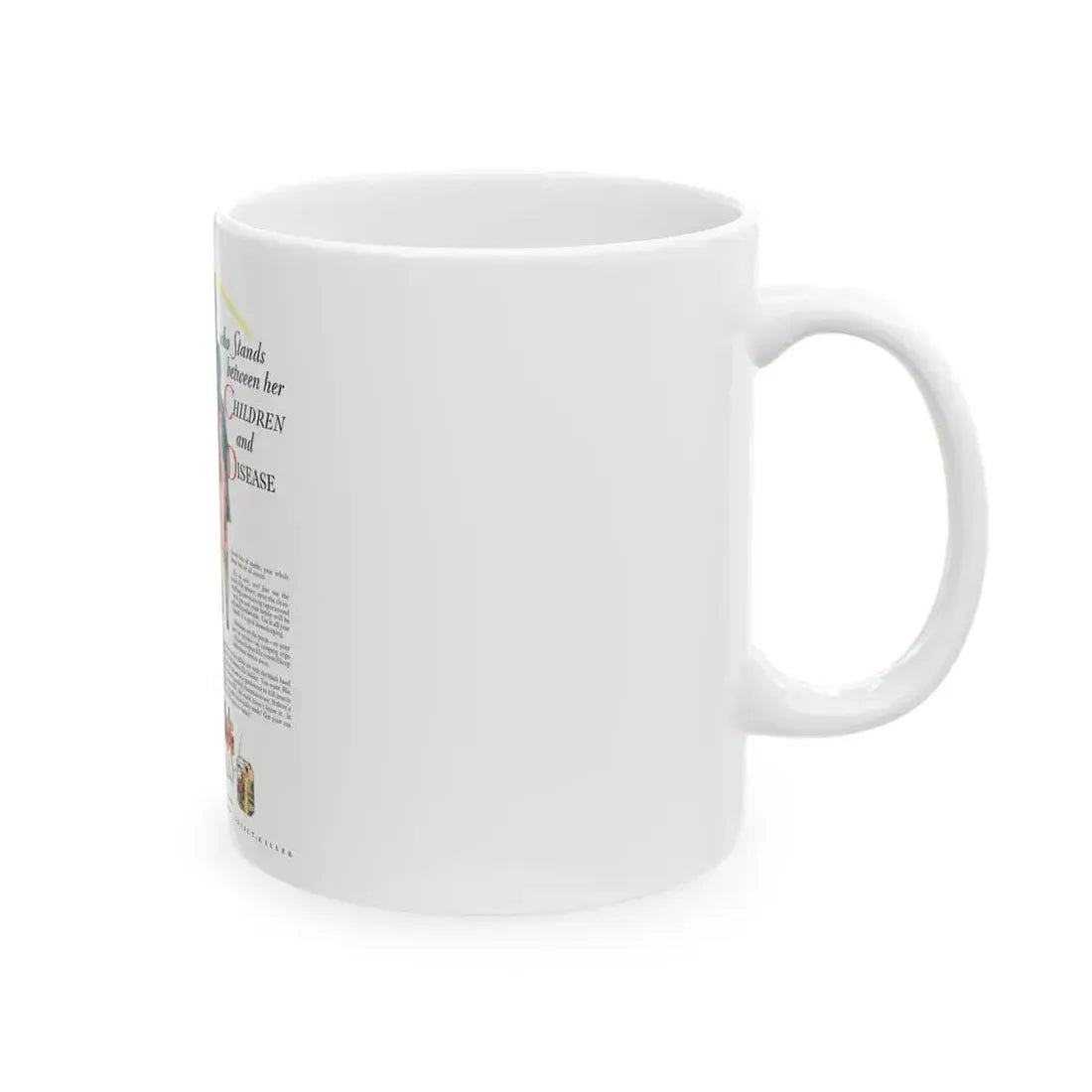 Flit ad, McCall's, July 1930 - White Coffee Mug - Go Mug Yourself
