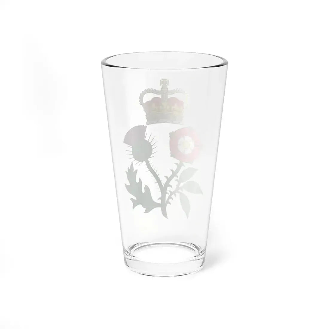 Floral Badge of Great Britain - Pint Glass 16oz - Go Mug Yourself