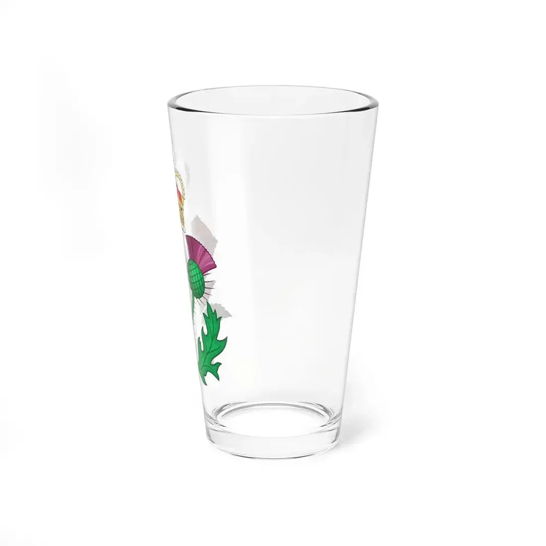 Floral Badge of Great Britain - Pint Glass 16oz - Go Mug Yourself