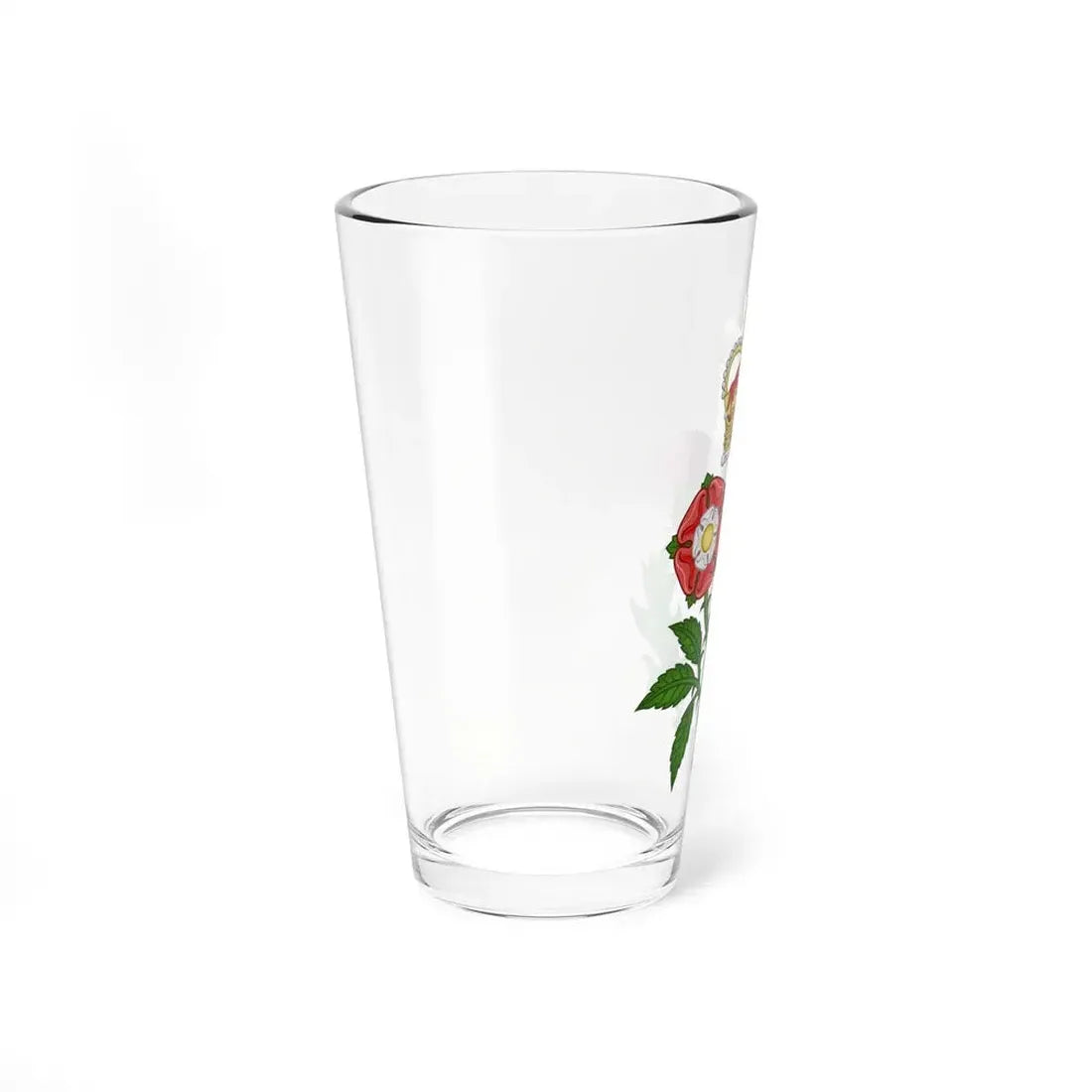 Floral Badge of Great Britain - Pint Glass 16oz - Go Mug Yourself