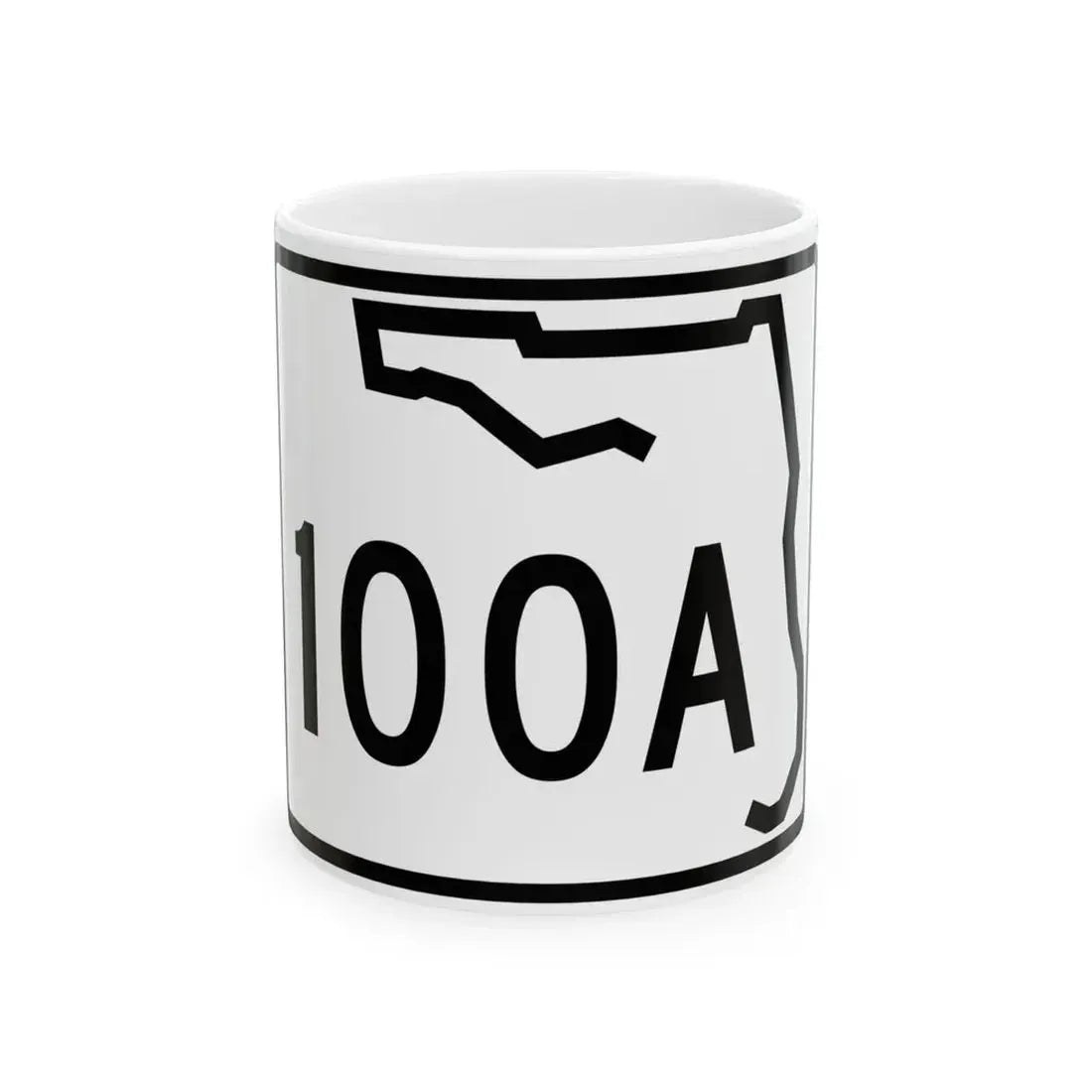 Florida 100A (Florida) (Road Sign) White Coffee Mug 11oz - Go Mug Yourself