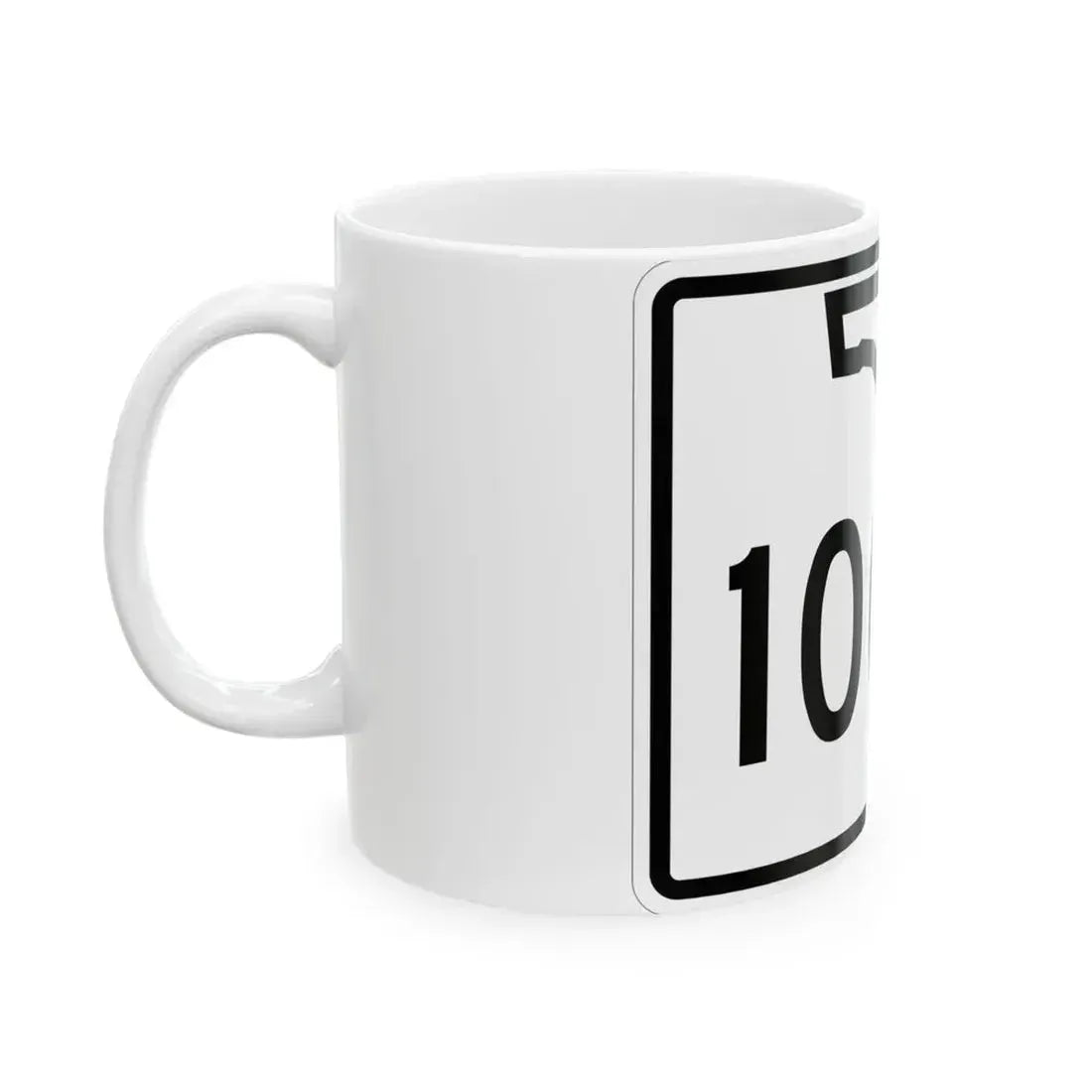 Florida 100A (Florida) (Road Sign) White Coffee Mug - Go Mug Yourself