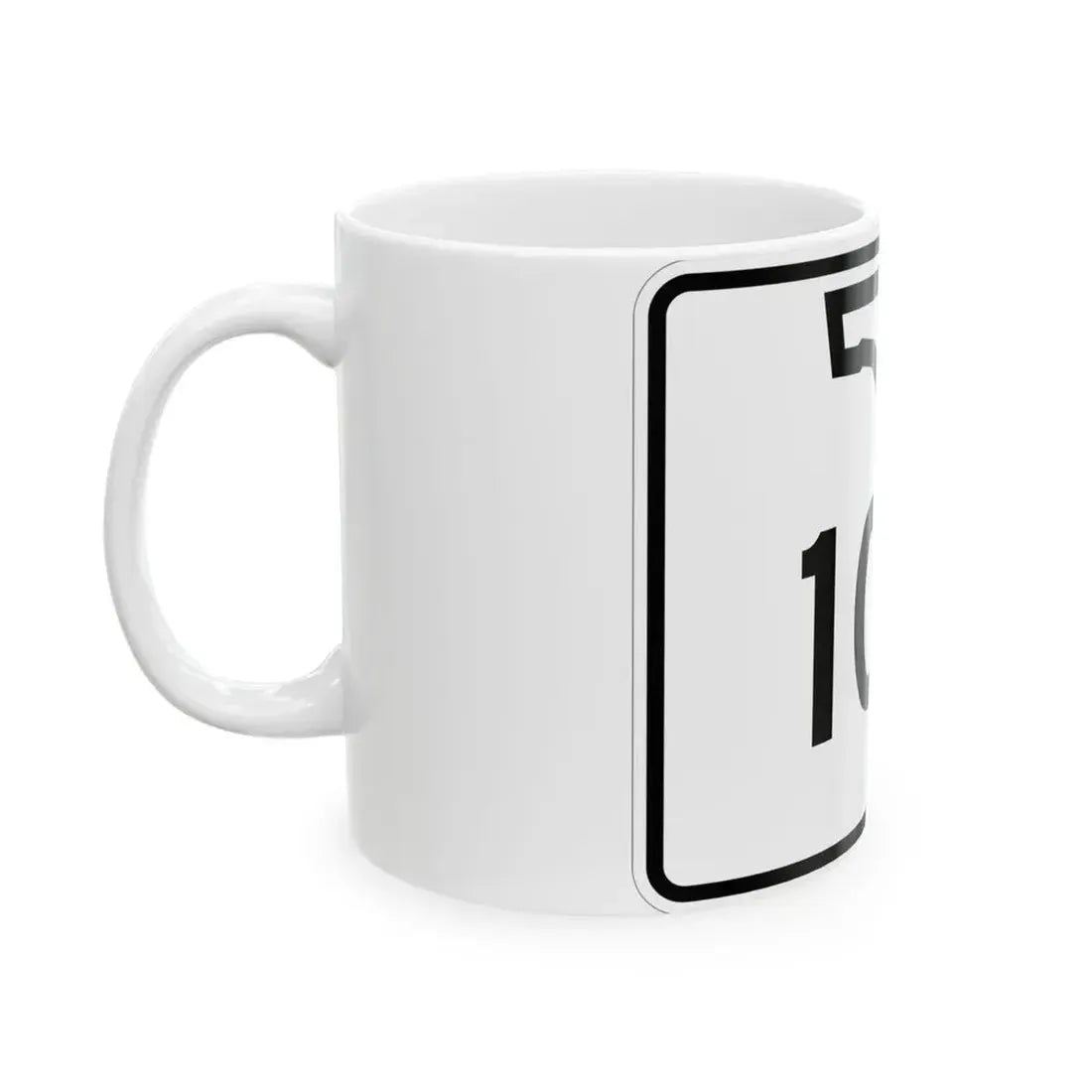 Florida 101 (Florida) (Road Sign) White Coffee Mug - Go Mug Yourself