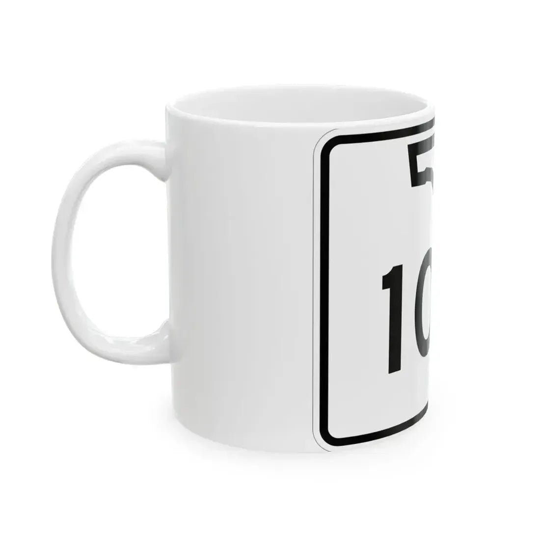 Florida 107 (Florida) (Road Sign) White Coffee Mug - Go Mug Yourself