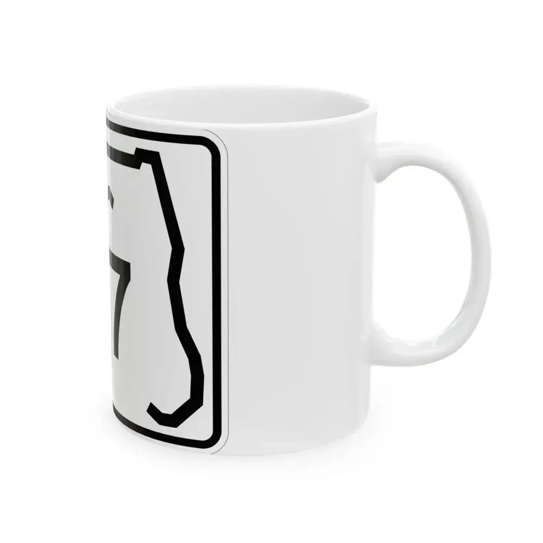 Florida 107 (Florida) (Road Sign) White Coffee Mug - Go Mug Yourself