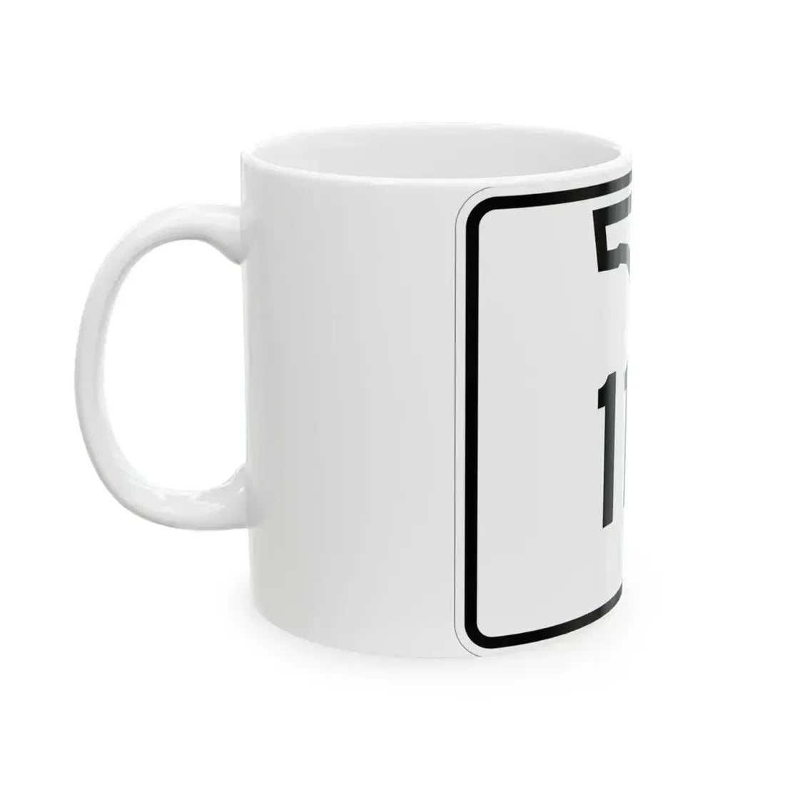 Florida 111 (Florida) (Road Sign) White Coffee Mug - Go Mug Yourself