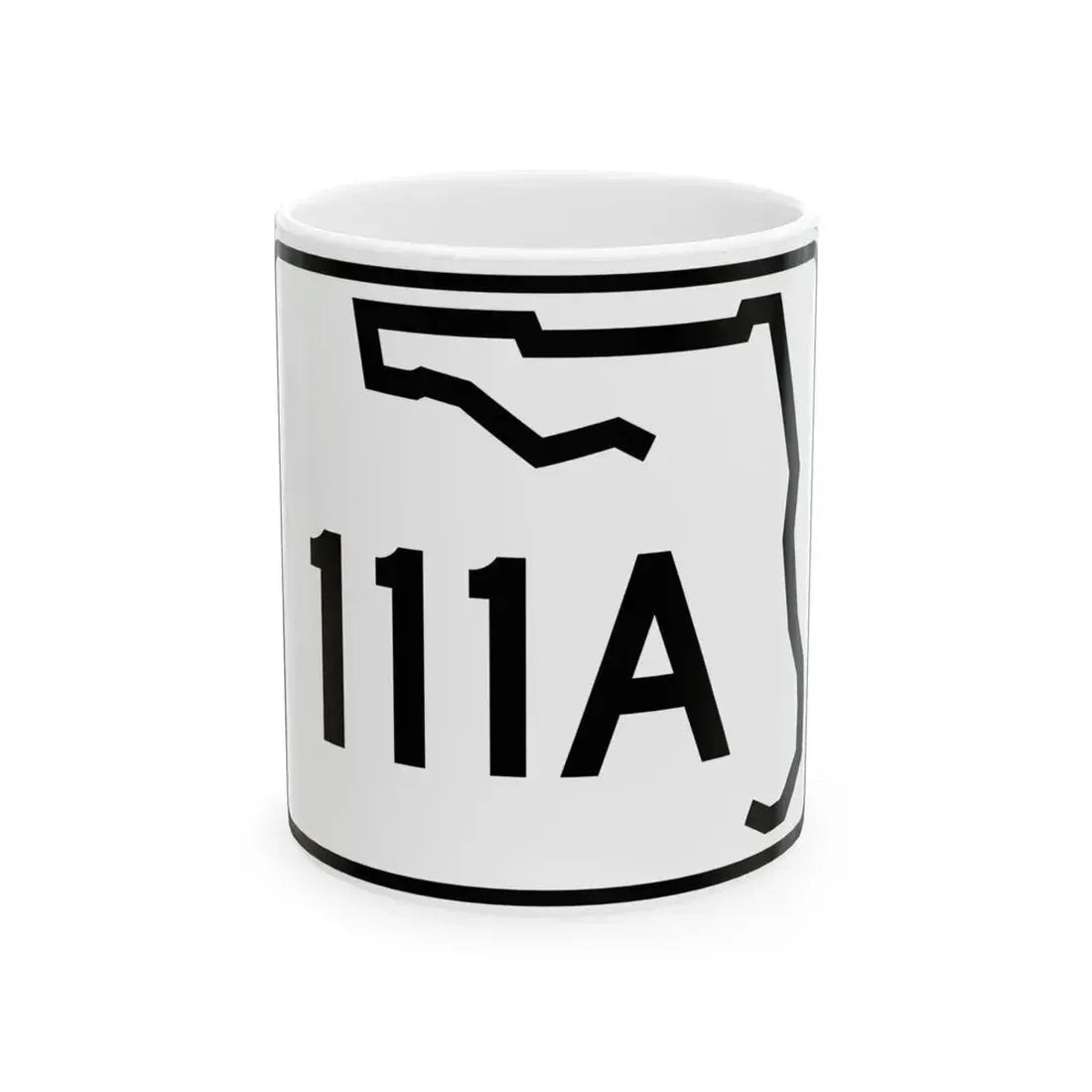 Florida 111A (Florida) (Road Sign) White Coffee Mug 11oz - Go Mug Yourself