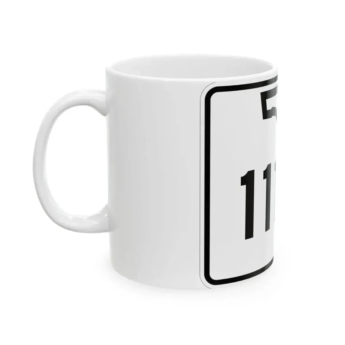 Florida 111A (Florida) (Road Sign) White Coffee Mug - Go Mug Yourself