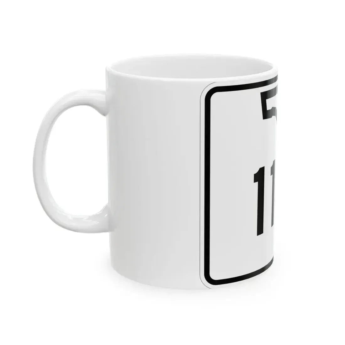 Florida 114 (Florida) (Road Sign) White Coffee Mug - Go Mug Yourself