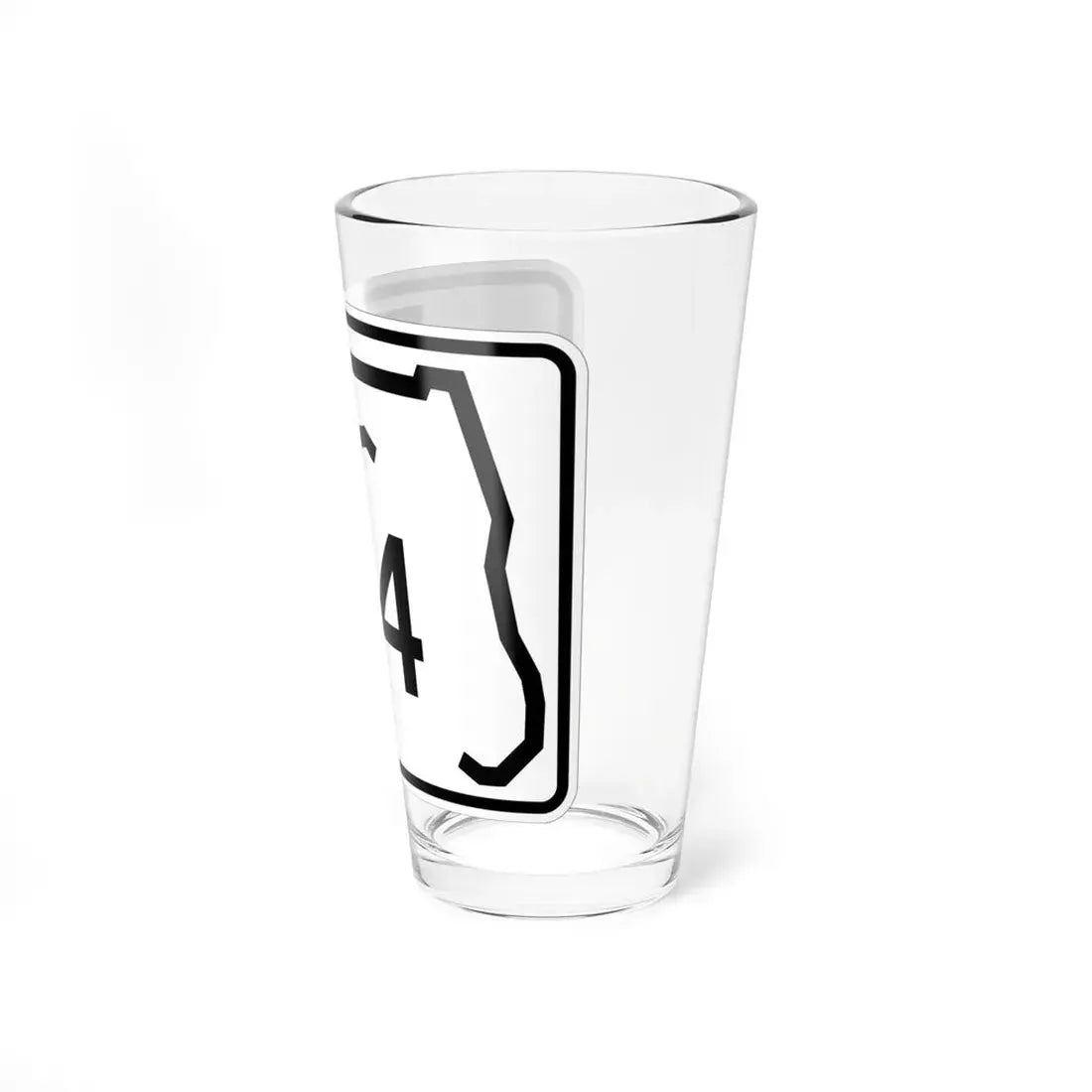 Florida 124 (Florida) (Road Sign) Pint Glss 16oz - Go Mug Yourself
