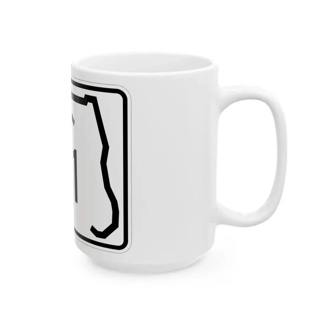 Florida 151 (Florida) (Road Sign) White Coffee Mug - Go Mug Yourself
