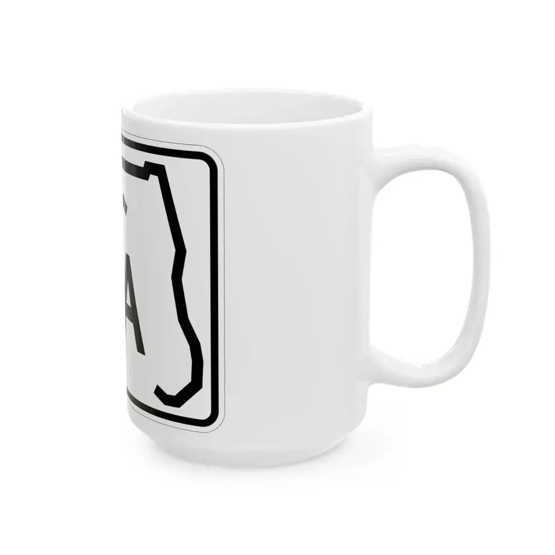 Florida 15A (Florida) (Road Sign) White Coffee Mug - Go Mug Yourself