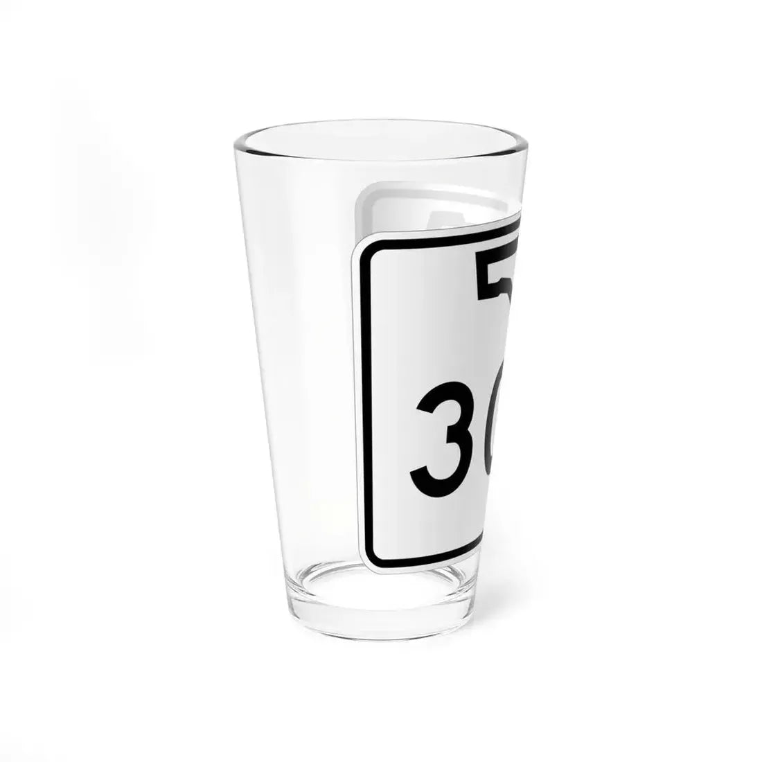 Florida 30E (Florida) (Road Sign) Pint Glss 16oz - Go Mug Yourself