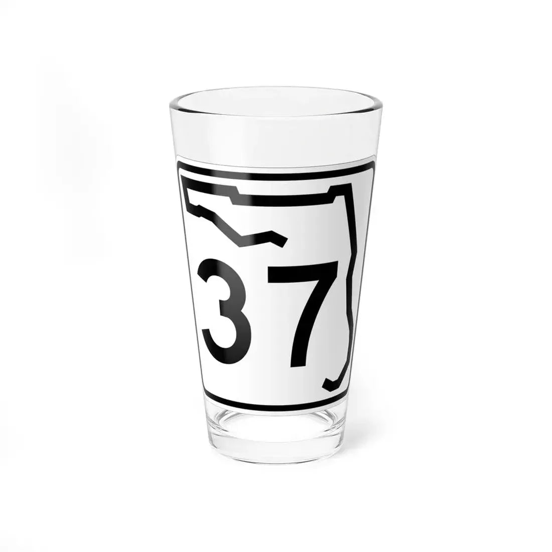 Florida 37 (Florida) (Road Sign) Pint Glss 16oz 16oz - Go Mug Yourself