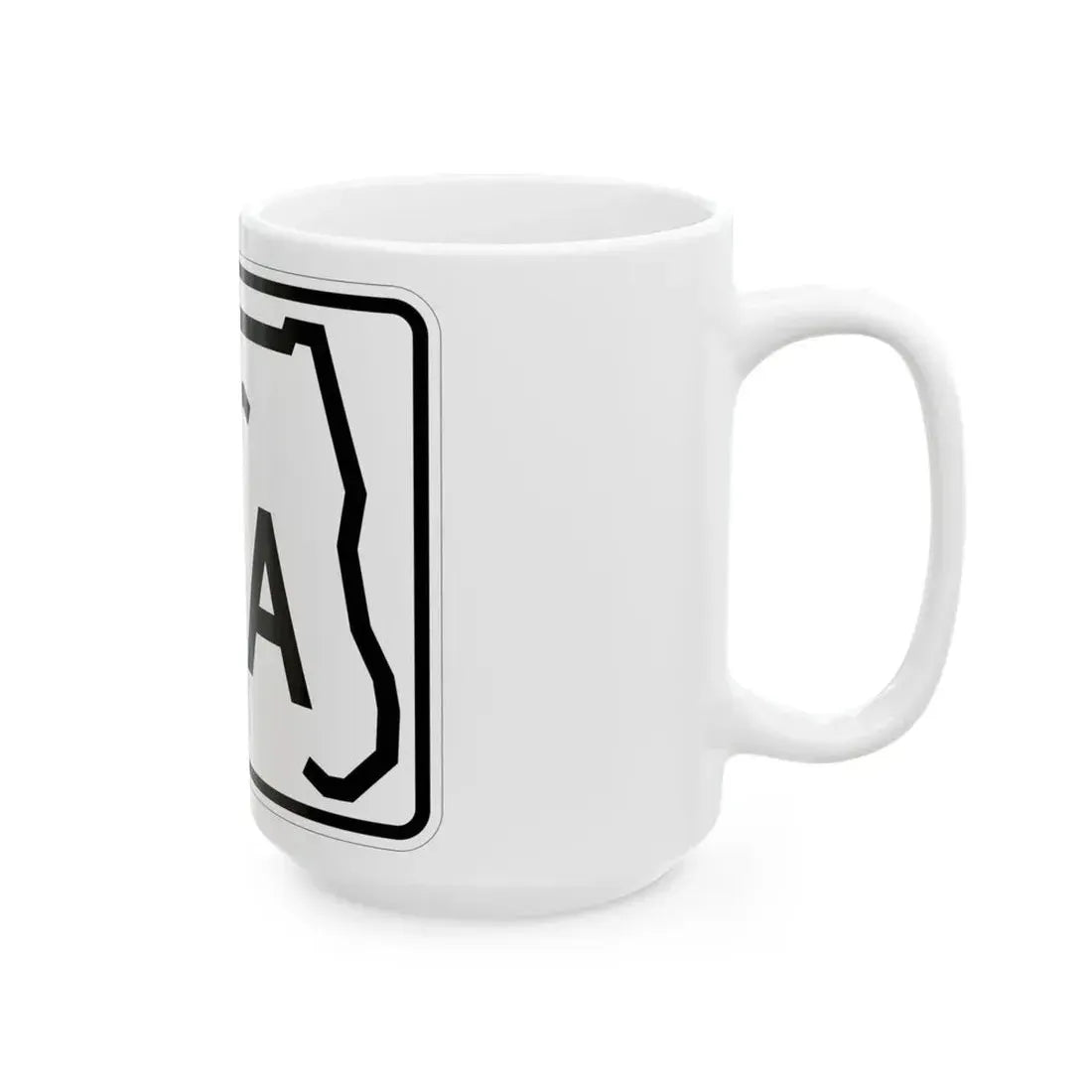 Florida 50A (Florida) (Road Sign) White Coffee Mug - Go Mug Yourself