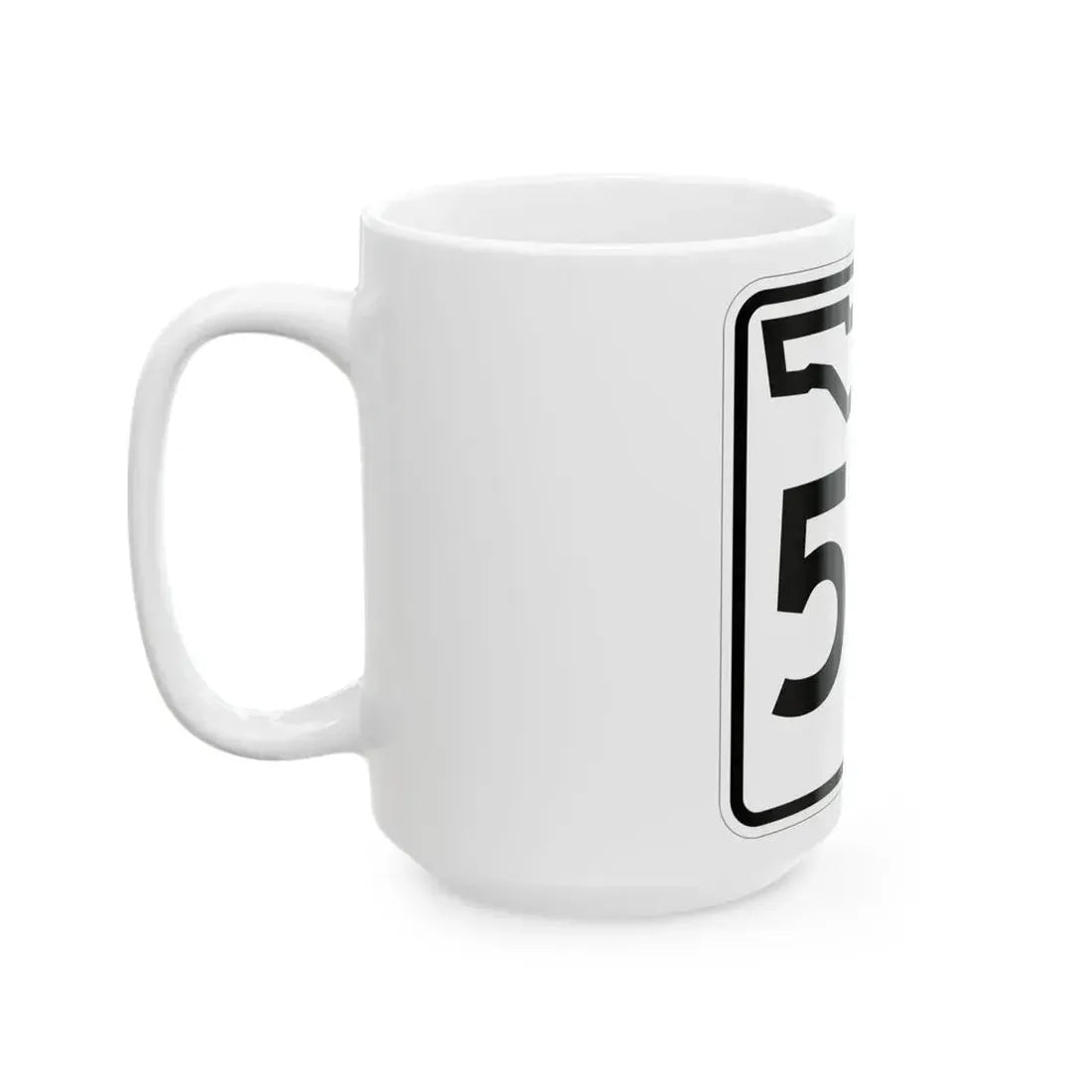 Florida 59 (Florida) (Road Sign) White Coffee Mug - Go Mug Yourself
