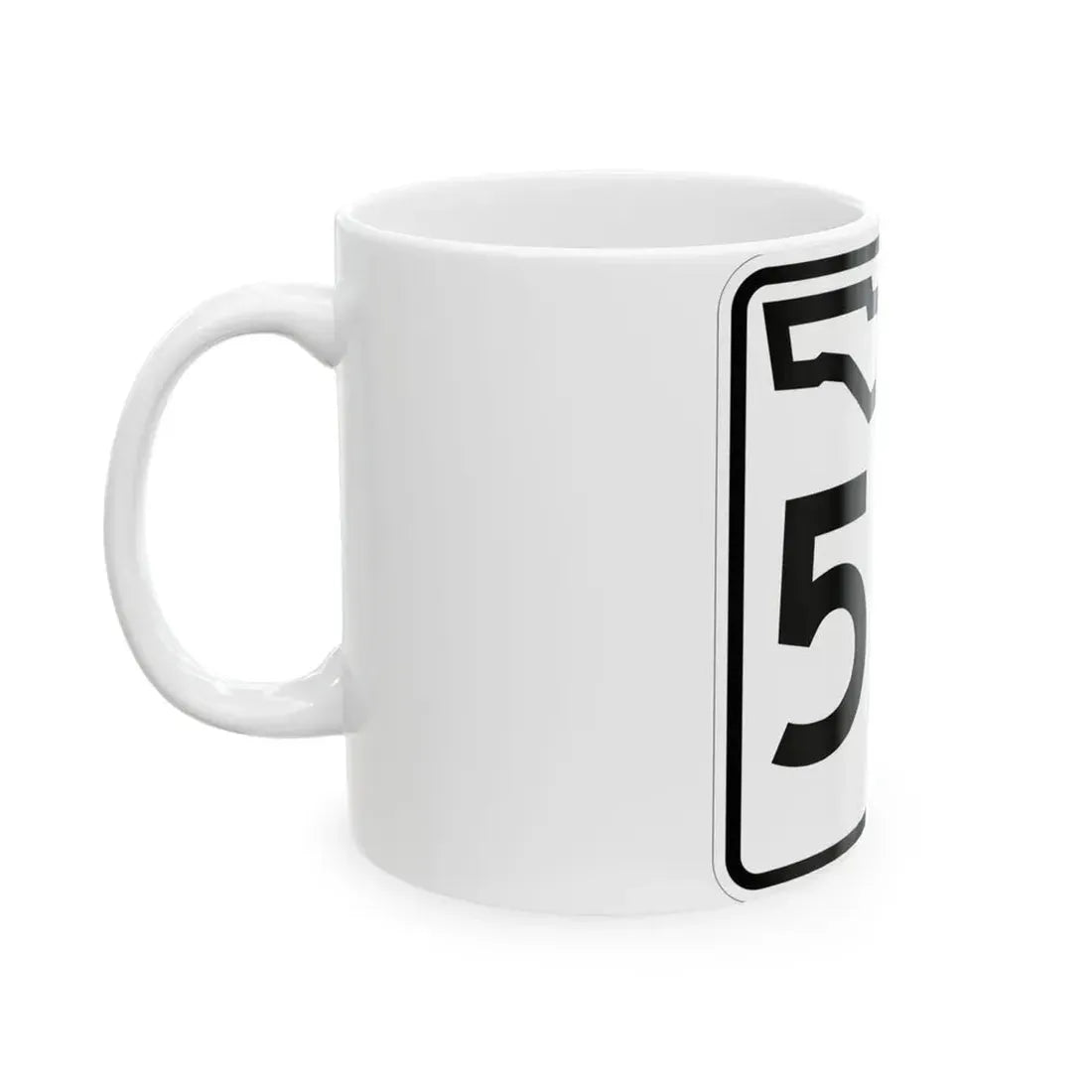 Florida 5A (Florida) (Road Sign) White Coffee Mug - Go Mug Yourself