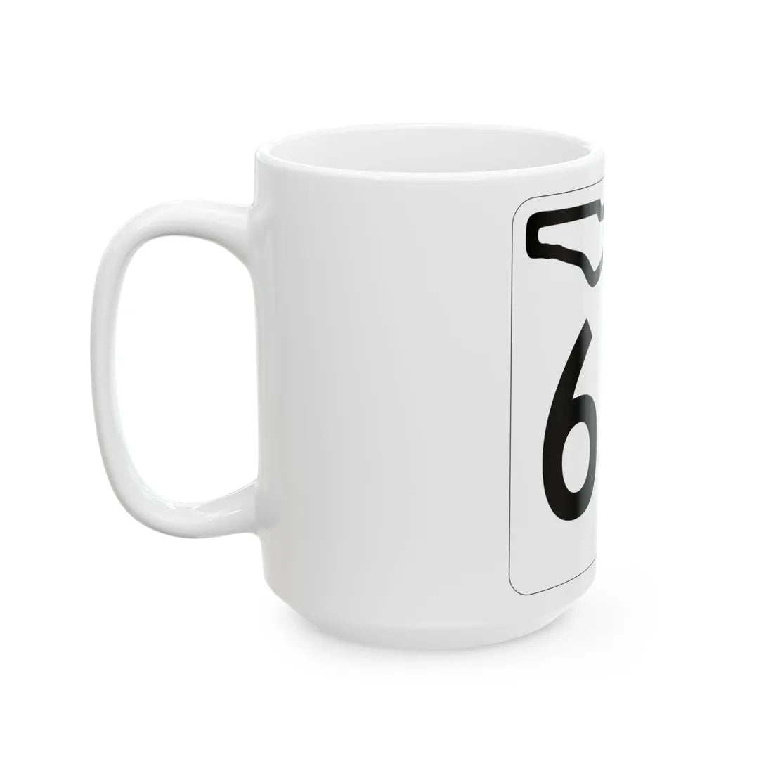 Florida 60 1955 (Florida) (Road Sign) White Coffee Mug - Go Mug Yourself