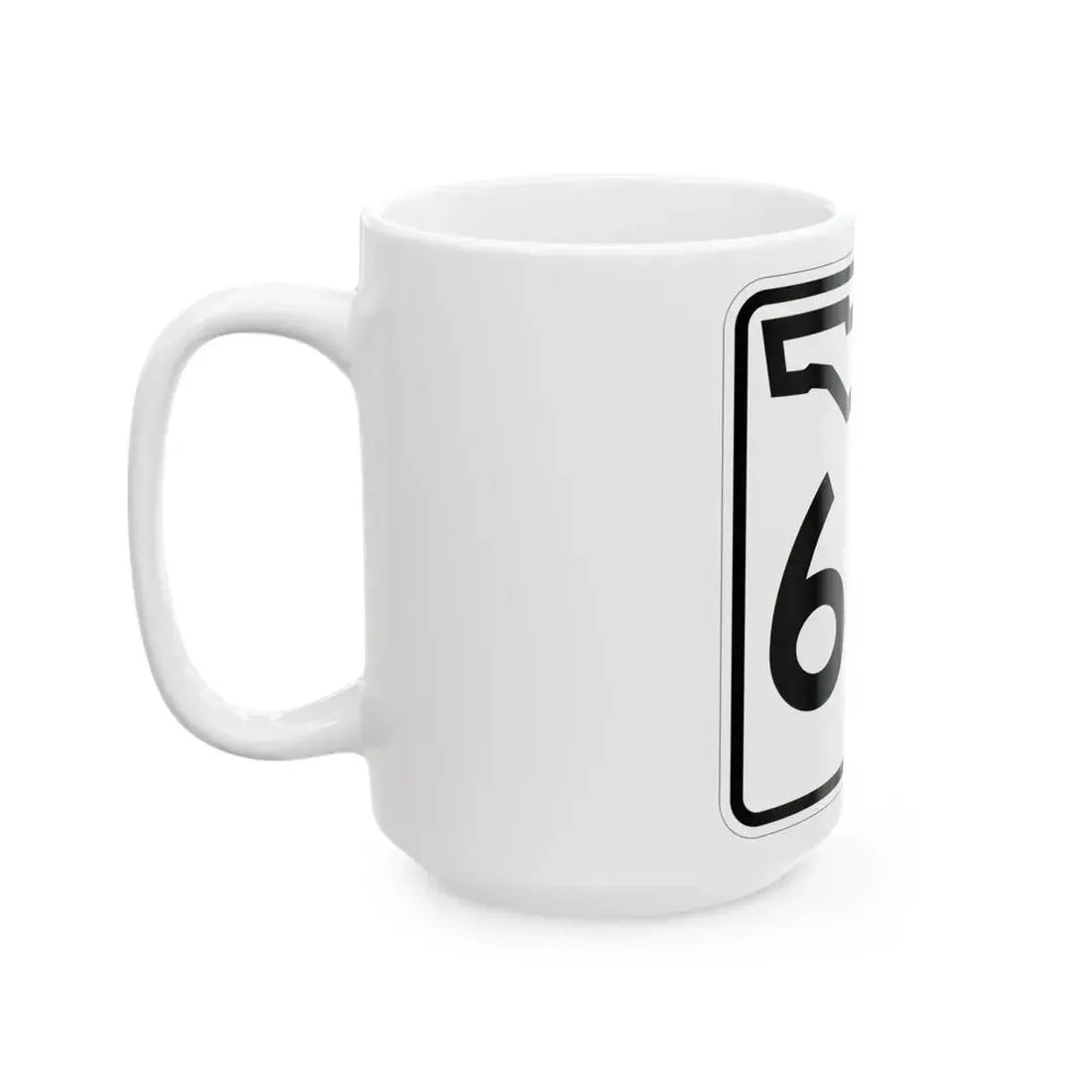 Florida 60 (Florida) (Road Sign) White Coffee Mug - Go Mug Yourself