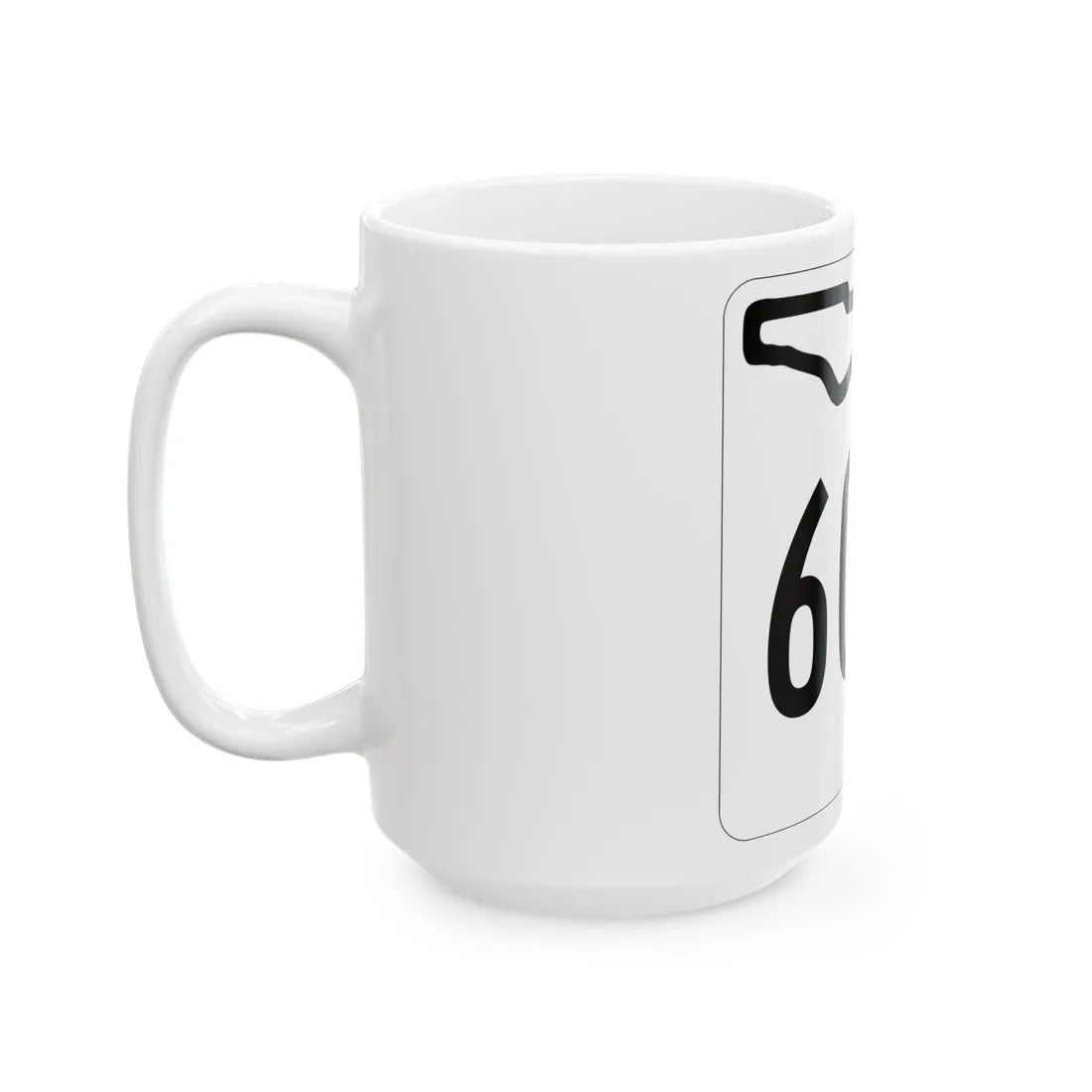 Florida 608 1955 (Florida) (Road Sign) White Coffee Mug - Go Mug Yourself